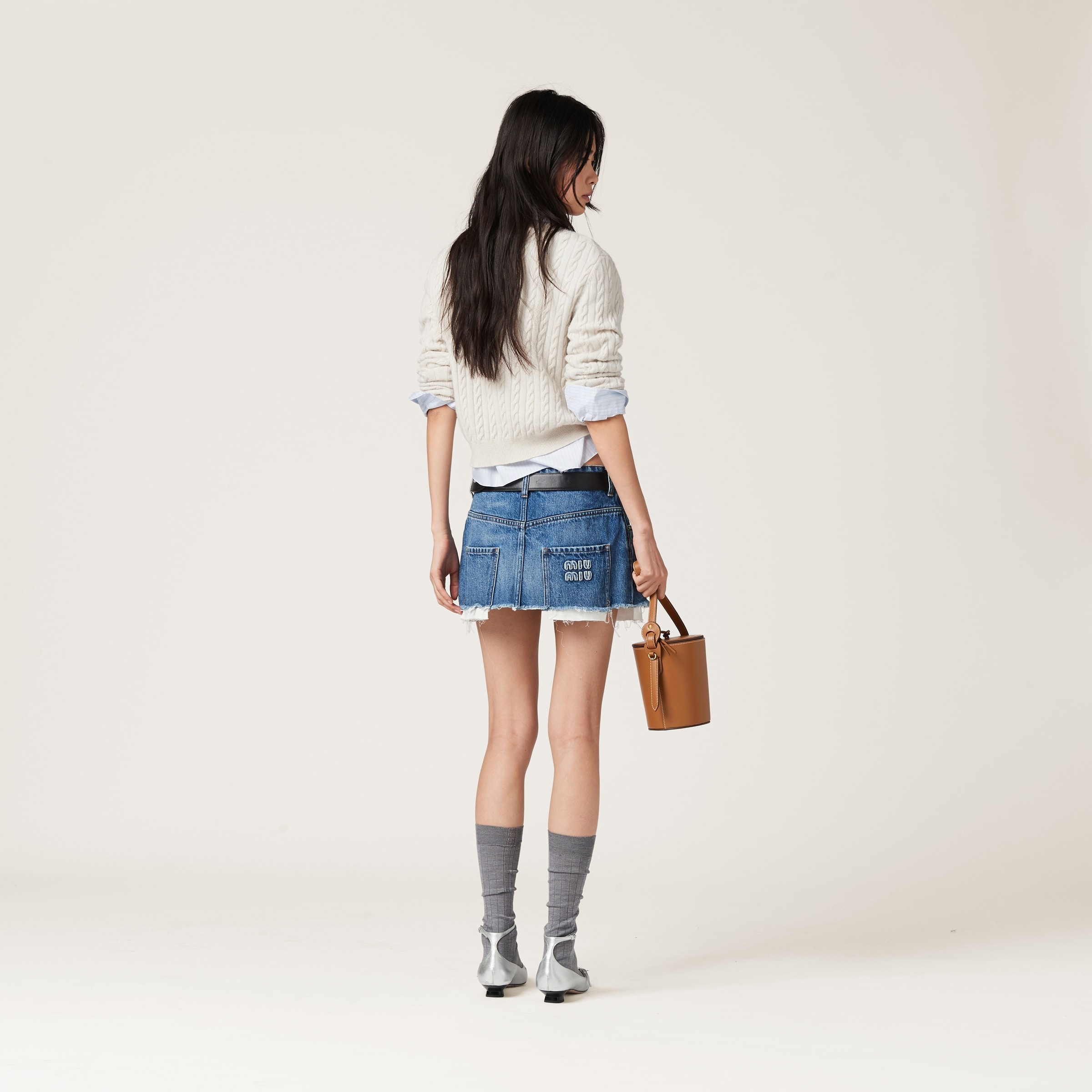 Denim miniskirt - 3