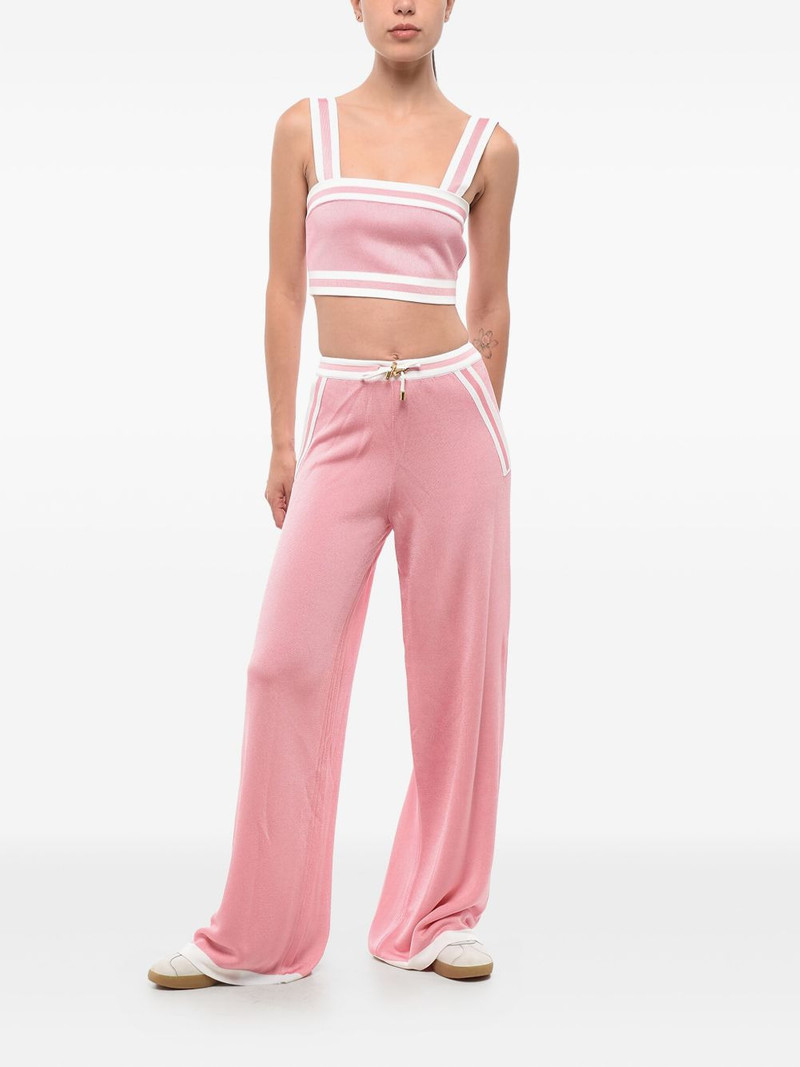 Balmain side-stripe elastic-waistband trousers outlook