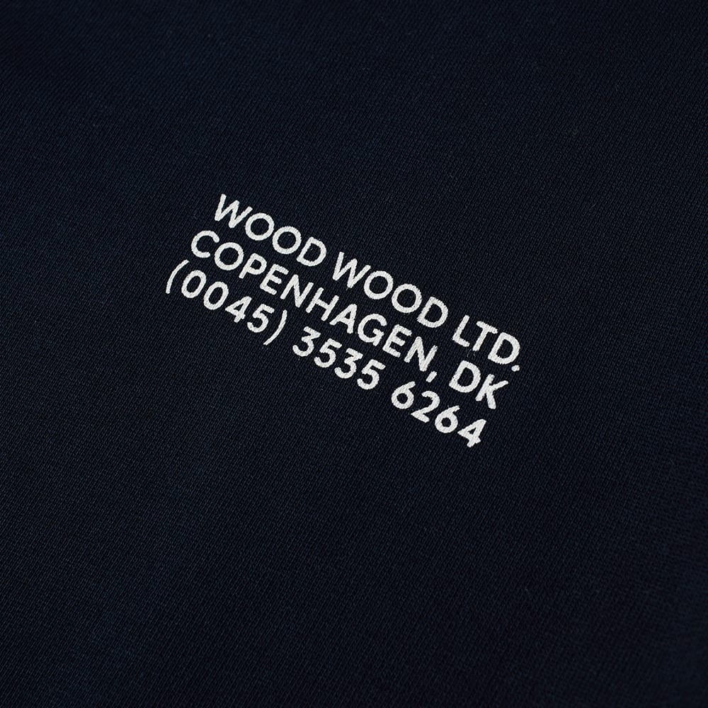 Wood Wood Hugh Info Logo Crew Sweat - 3