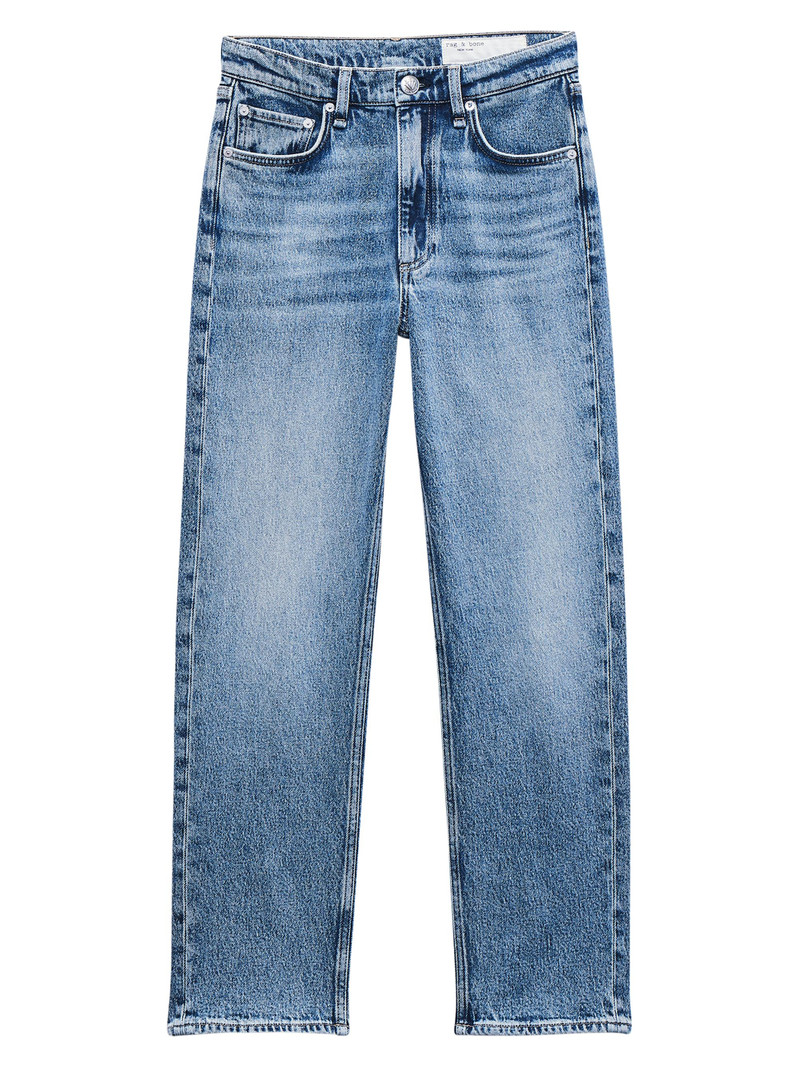 Women's Harlow Mid-Rise Ankle Straight Jeans - Amity 1