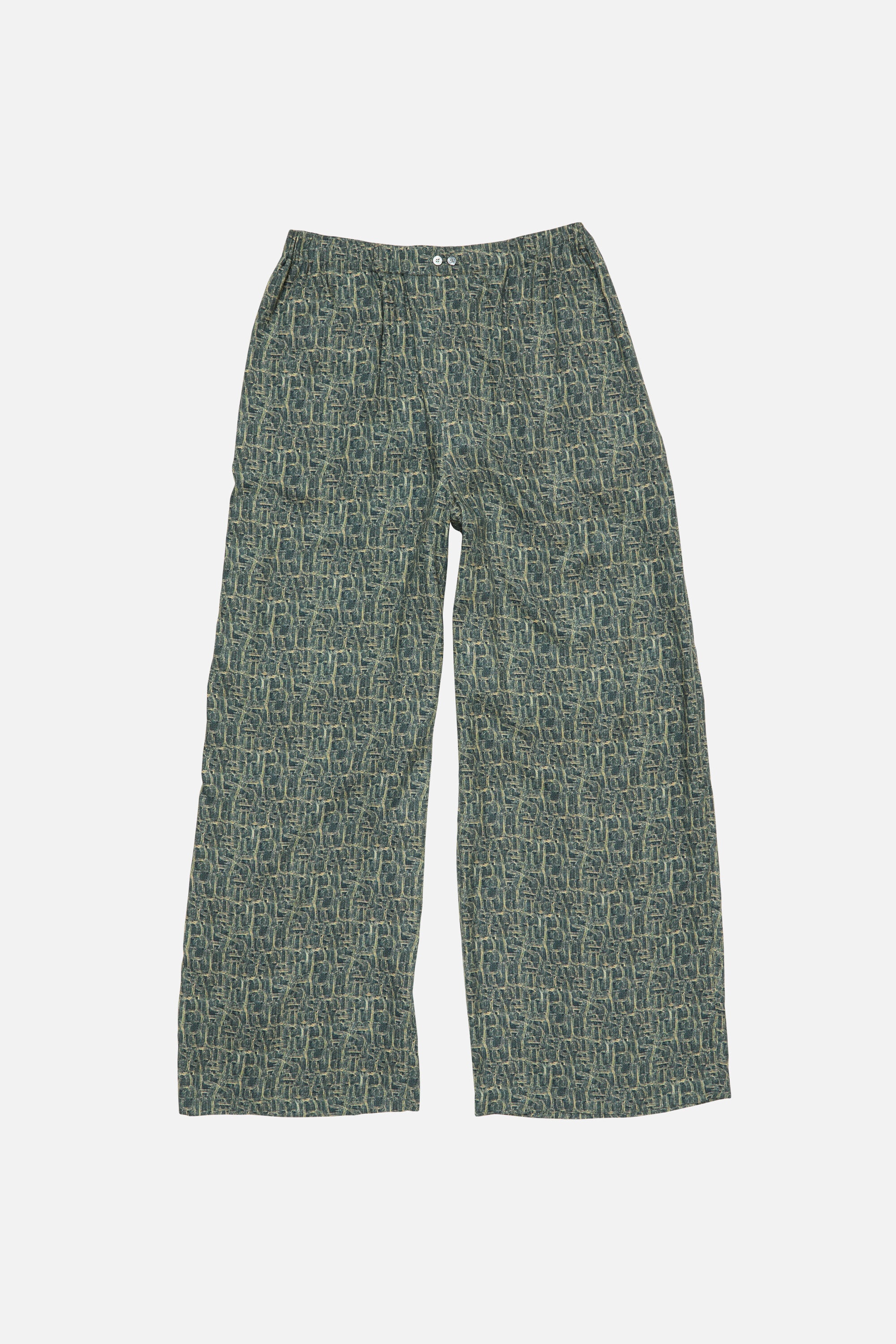 Monogram trousers - Blue multi - 6