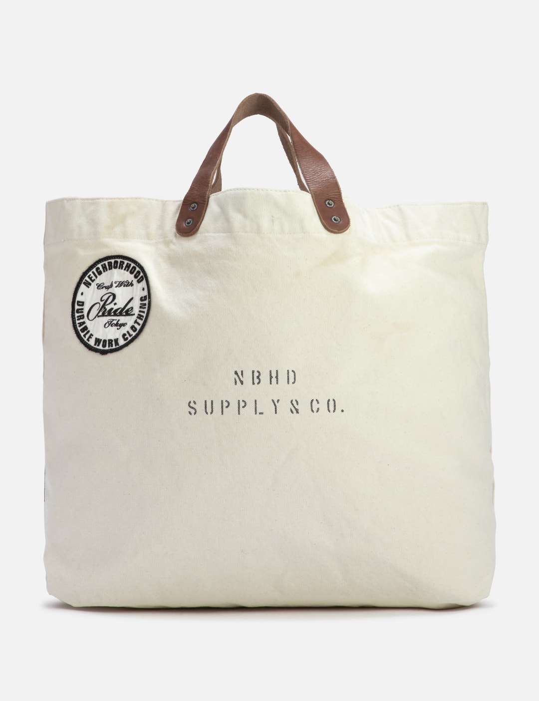 WASHED CANVAS TOTE BAG - 3