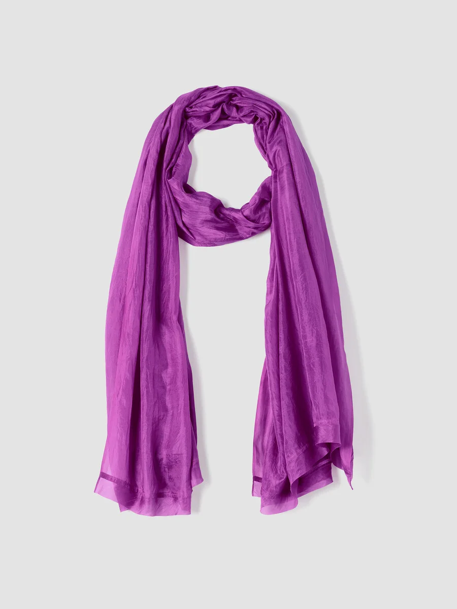 Washed Silk Parachute Scarf - 1