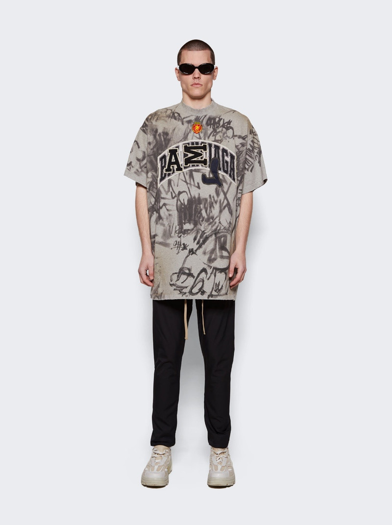 BALENCIAGA Oversized T-Shirt Heather Grey outlook