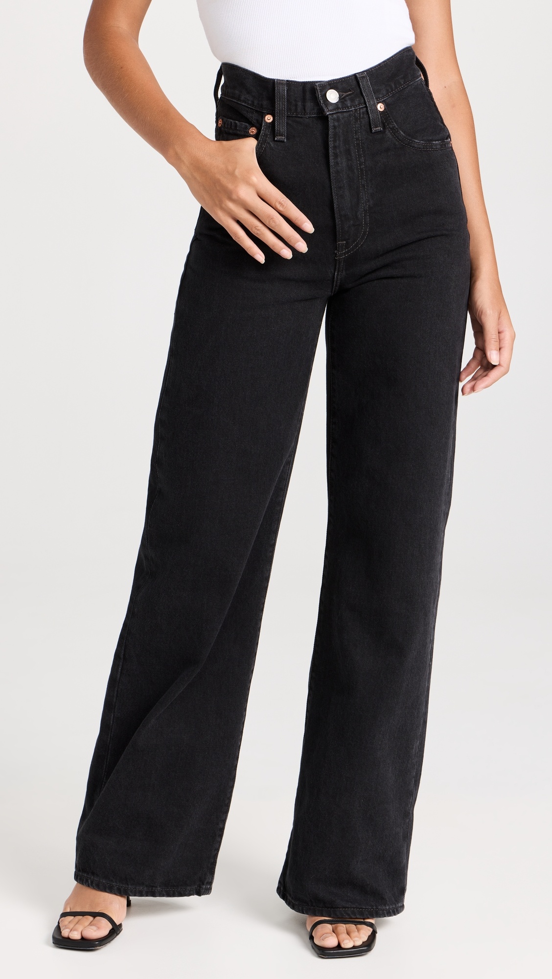 Ribcage Wide Leg Jeans - 2