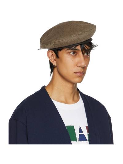 Noah Brown Linen Beret outlook