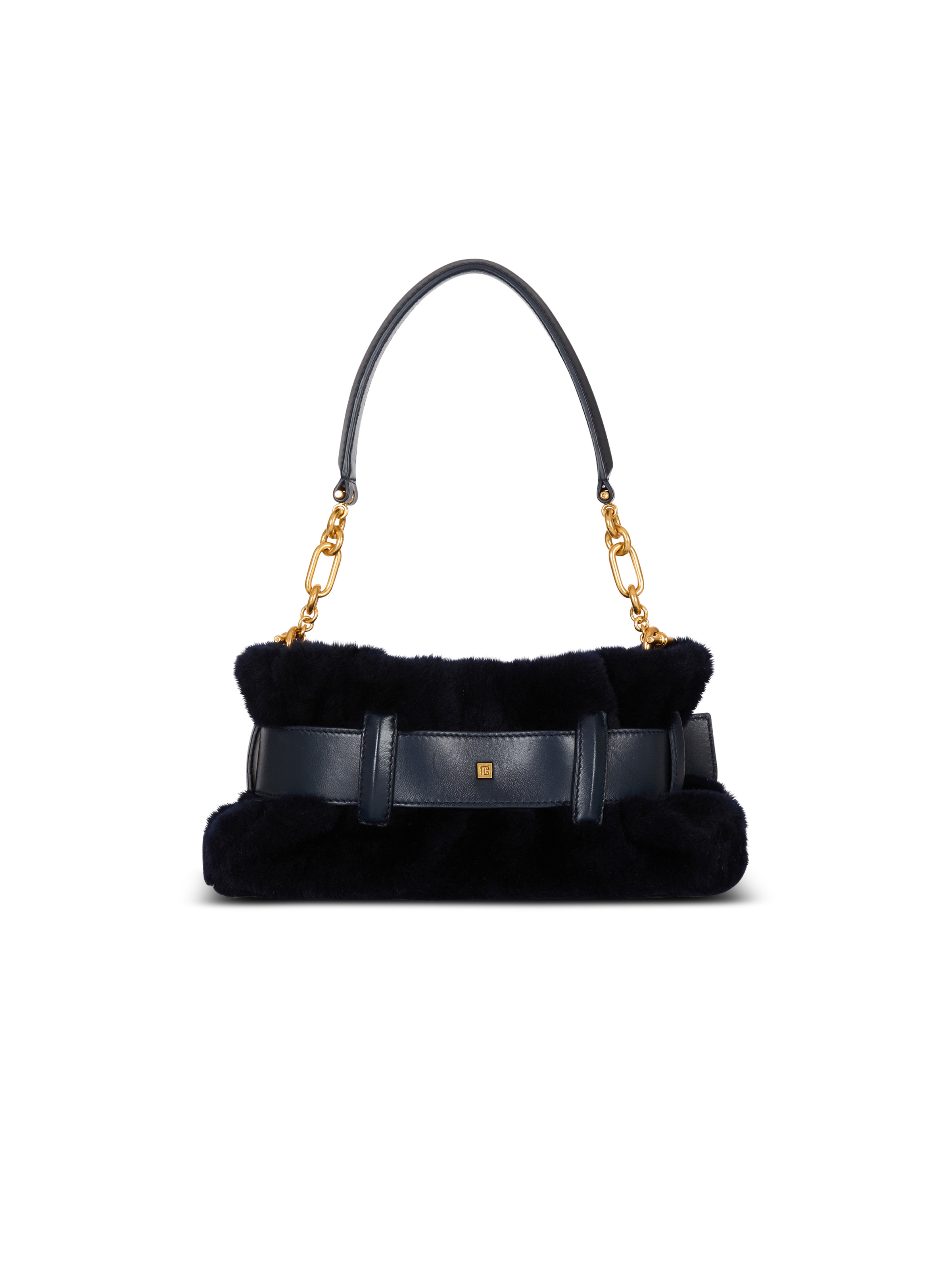 Mini Anthem bag in shearling - 4