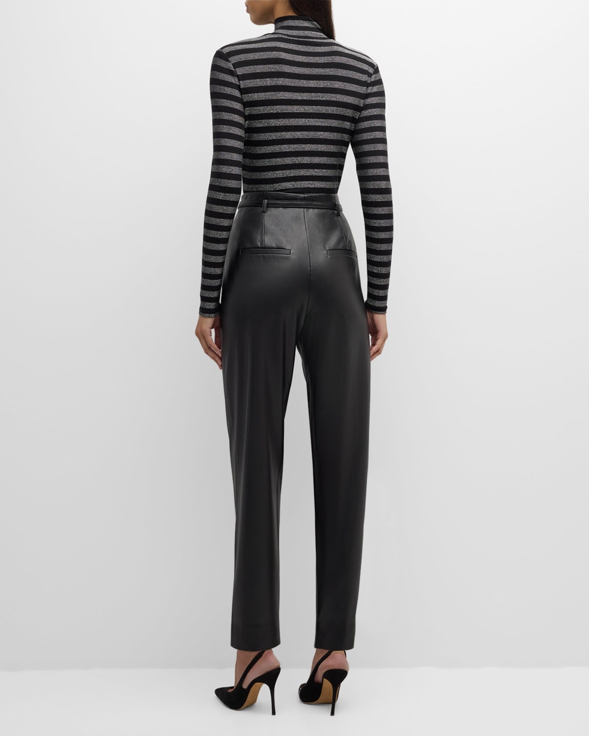 Nate Stripe Turtleneck Top - 4