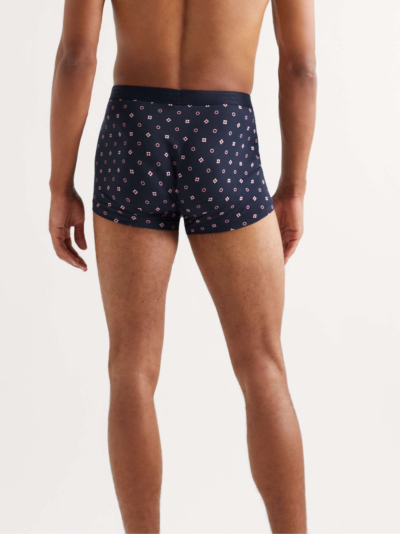 Printed Stretch Pima Cotton-Jersey Boxer Briefs - 3