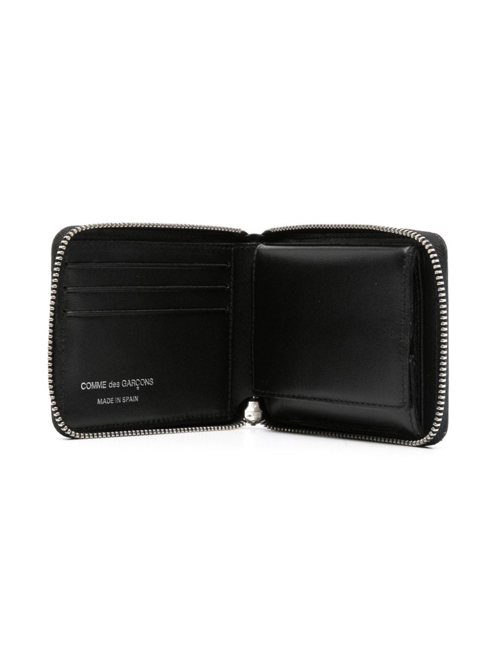 eyelet-detail leather wallet - 3