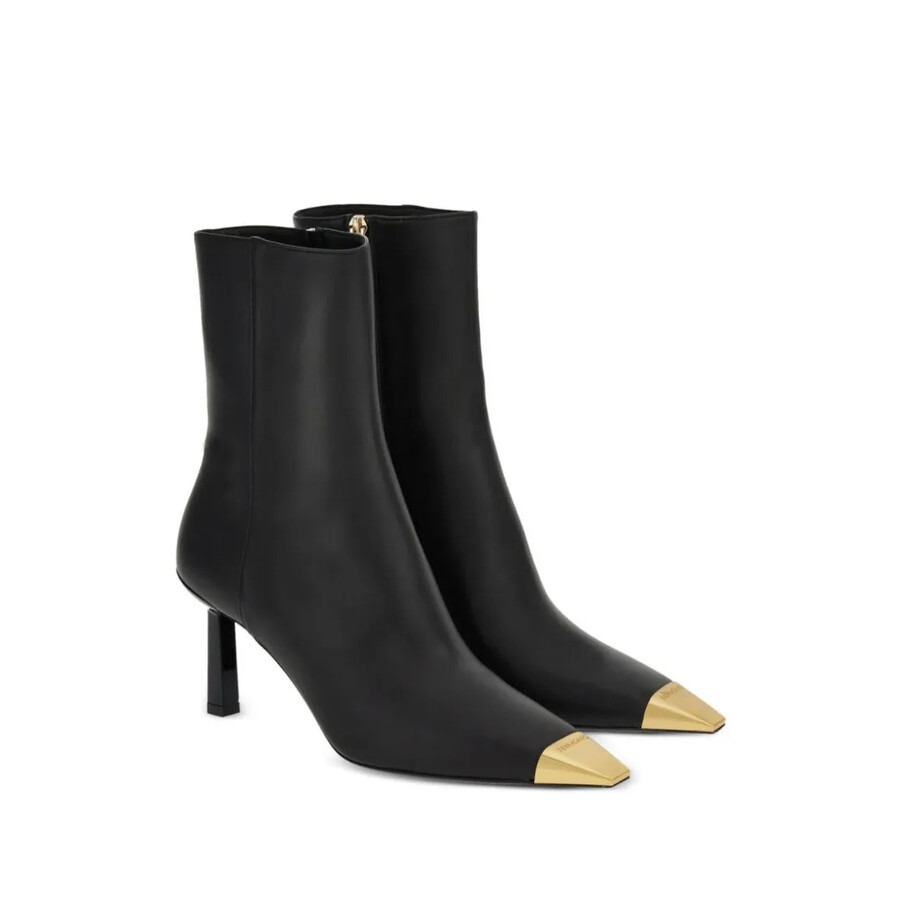 Ferragamo Amelia 70 Leather Ankle Boots - 2