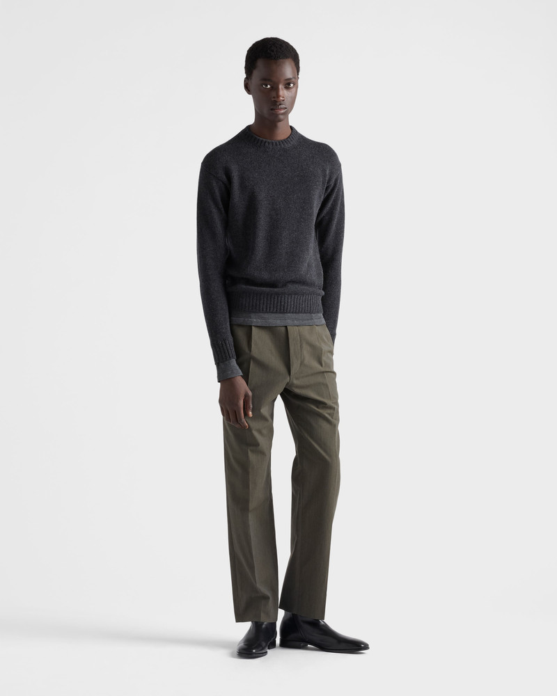 Prada Cashmere crew-neck sweater outlook