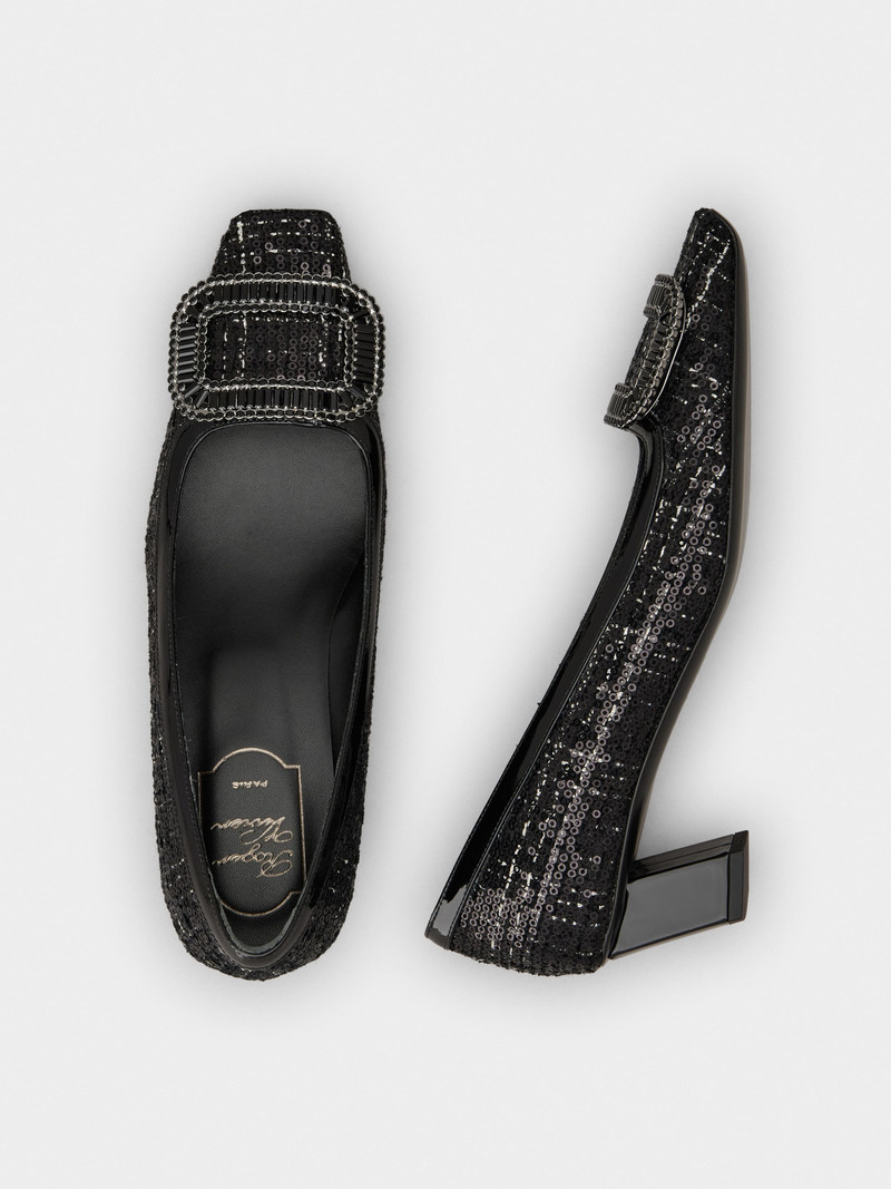 Belle Vivier Pumps with sequins 4