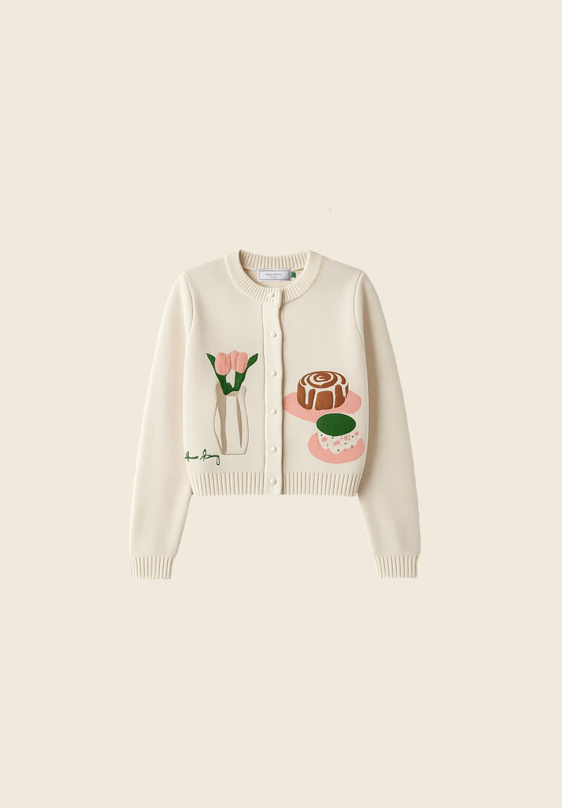 MATCHA-ING MY MOOD CARDIGAN - 1