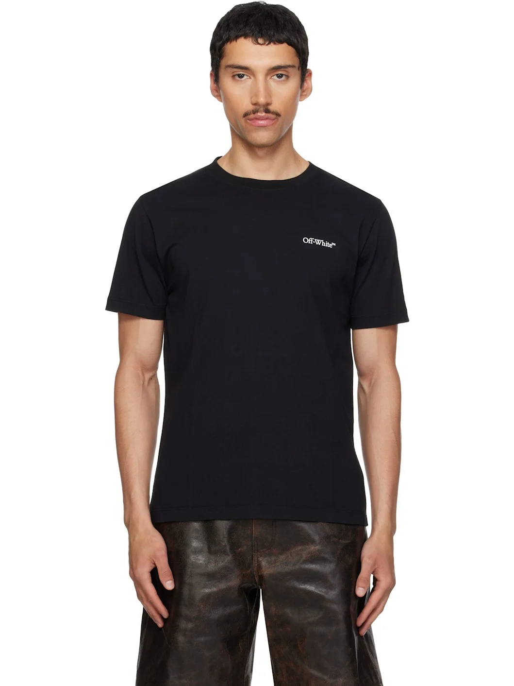 Black Metal Arrow Slim T-shirt - 1