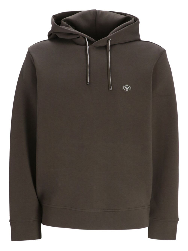 logo-plaque hoodie 1