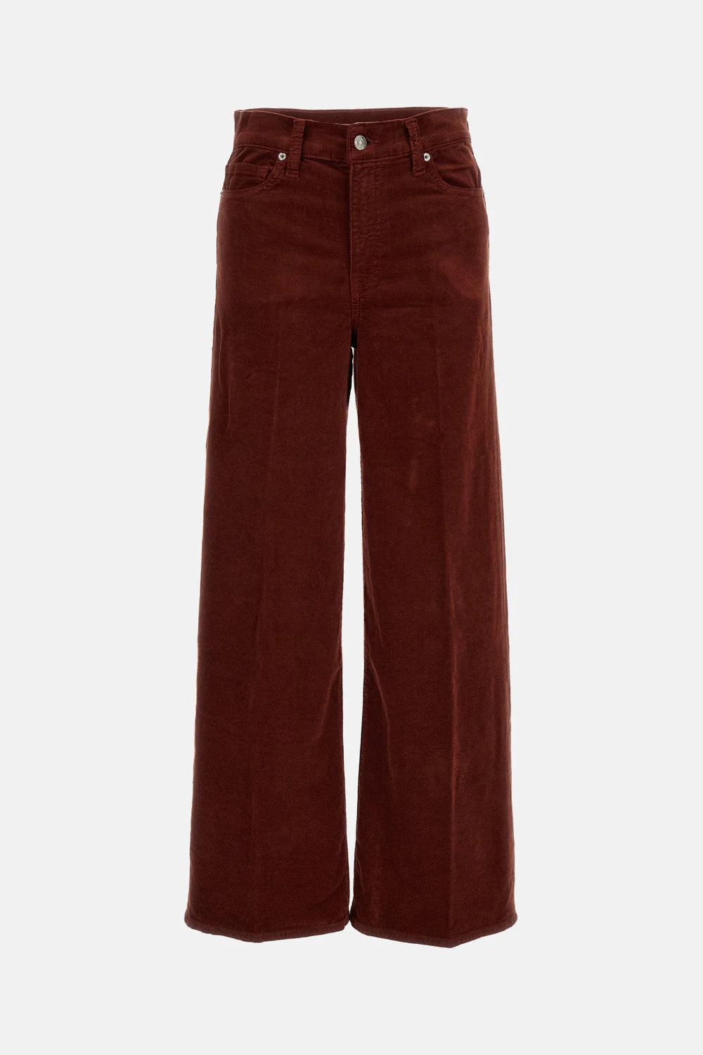 SLIM PALAZZO TROUSERS IN CORDUROY - 1