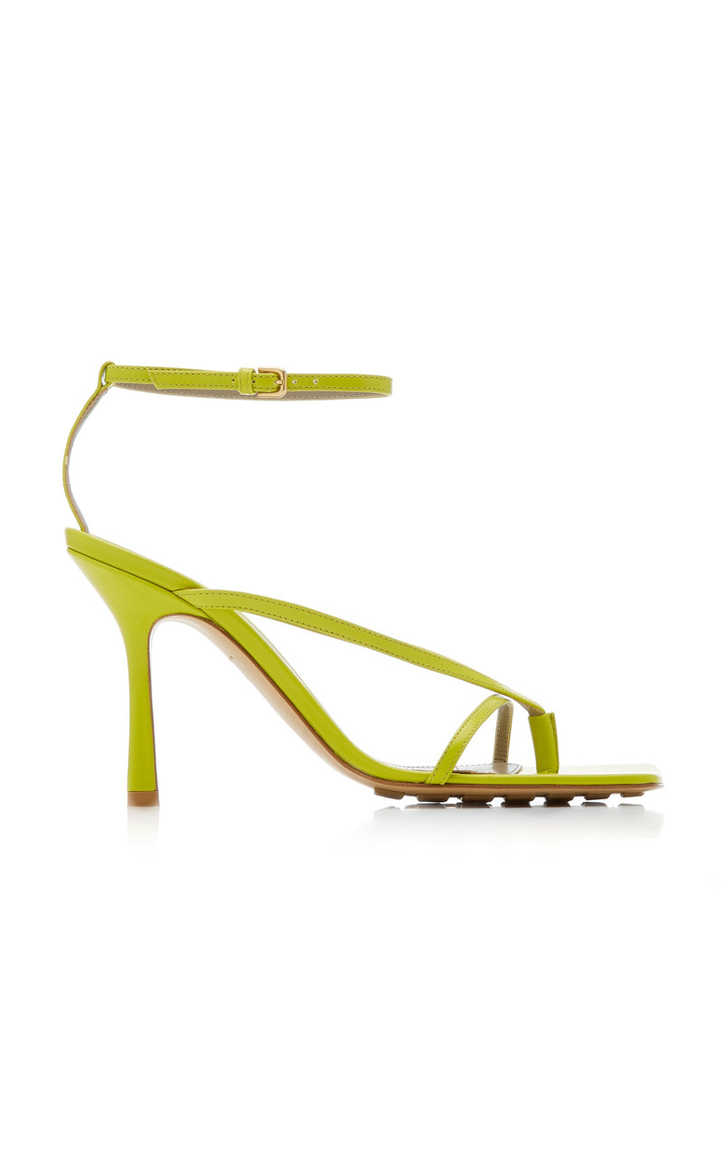 Stretch Leather Sandals green - 1
