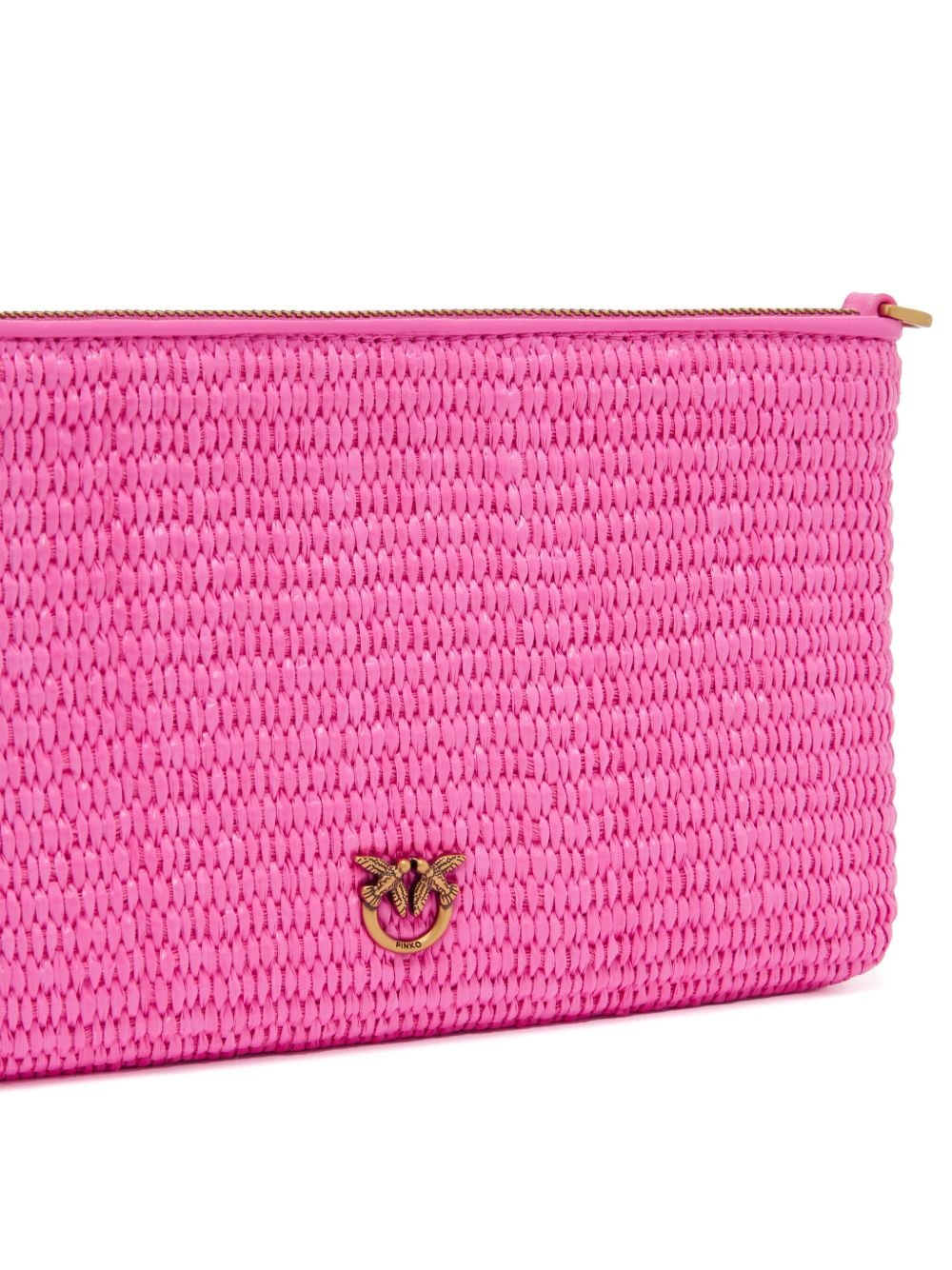 PINKO Love Birds clutch bag | REVERSIBLE