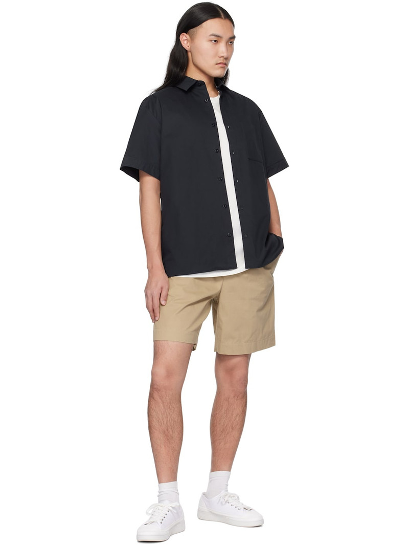 A.P.C. Beige Crew Shorts outlook