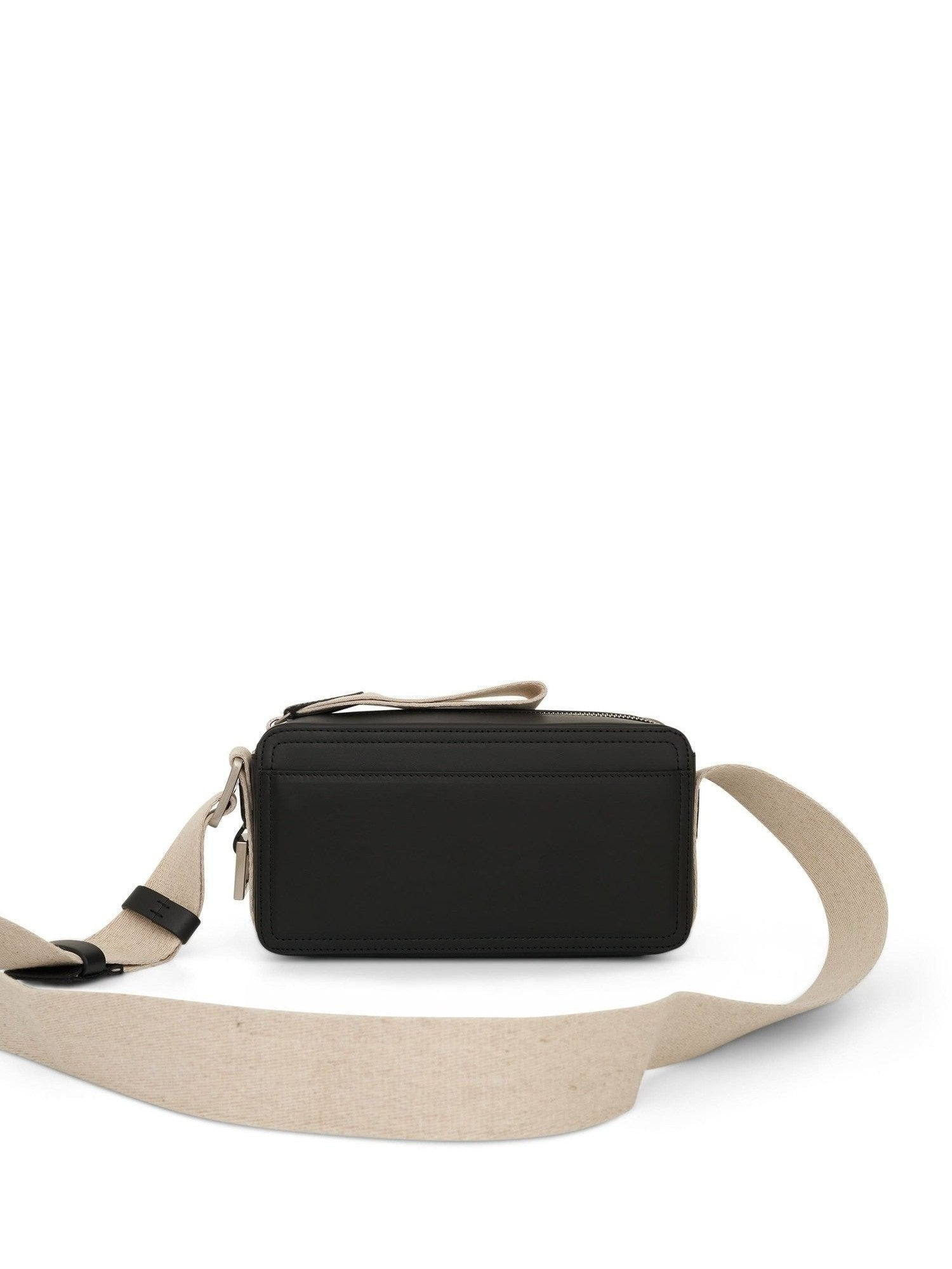 Le Cuerda Horizontal Leather Bag in Black - 3