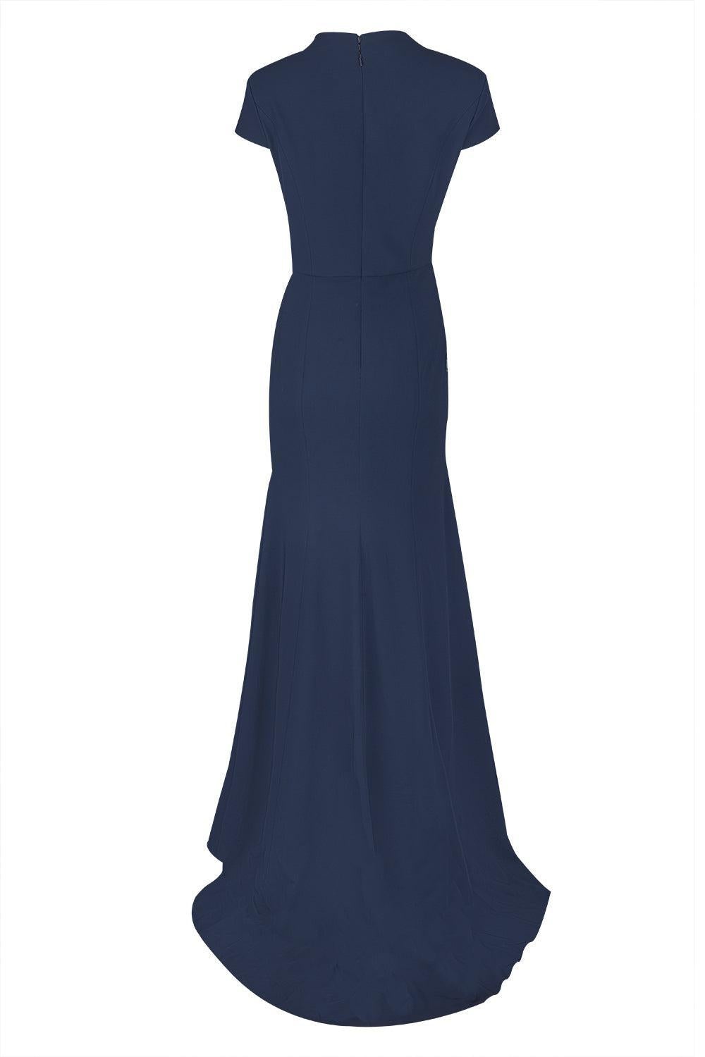 Embroidered Cherry Blossom Gown - 2