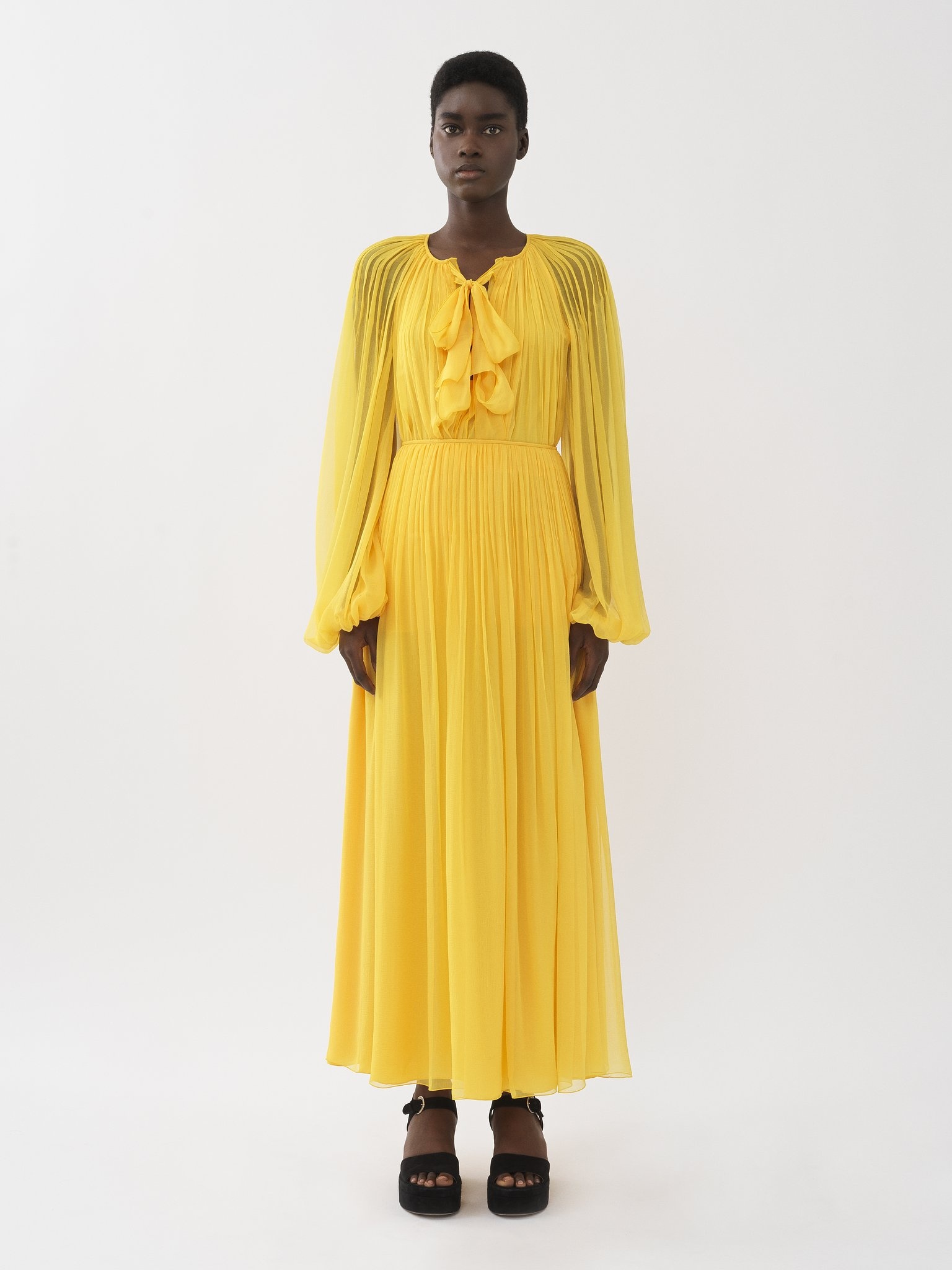 PLEATED MAXI SKIRT - 2