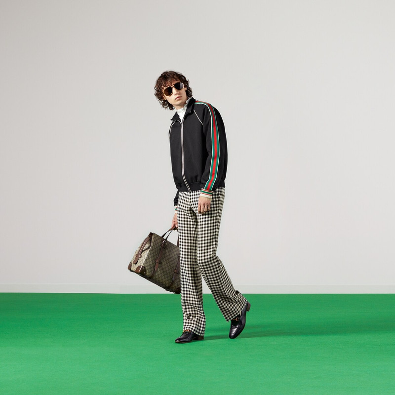 GUCCI GG jacquard jersey zip jacket outlook