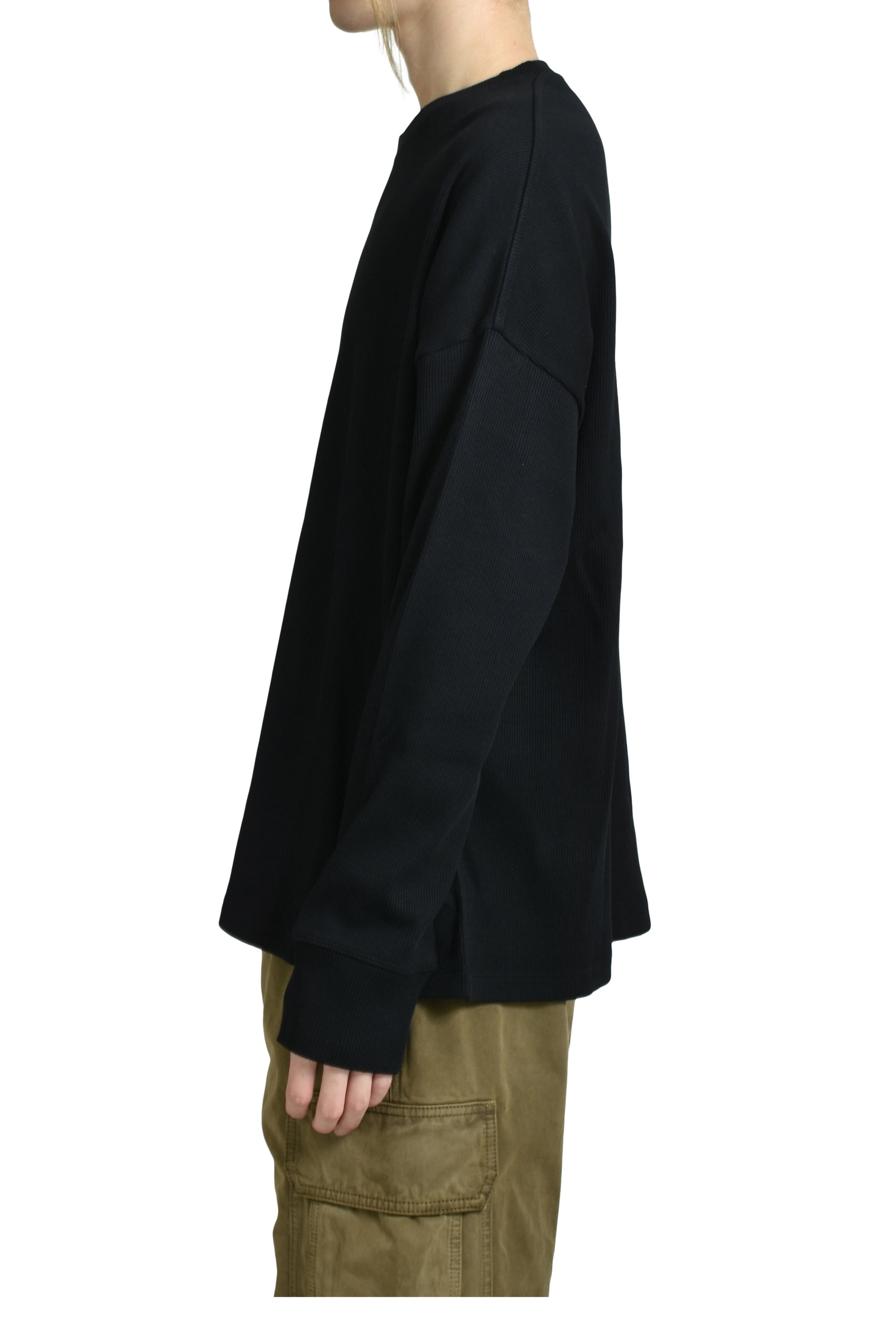 LONG SLEEVE T-SHIRT / BLK - 3