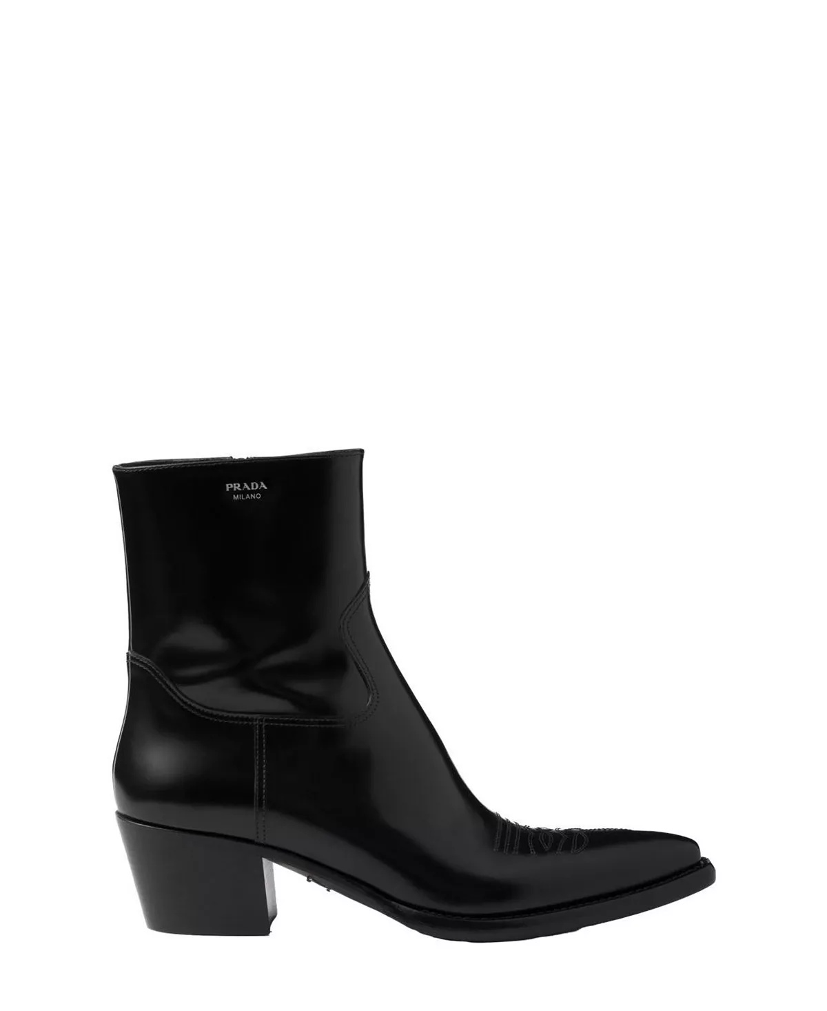 Women's Brushed Leather Booties - 2