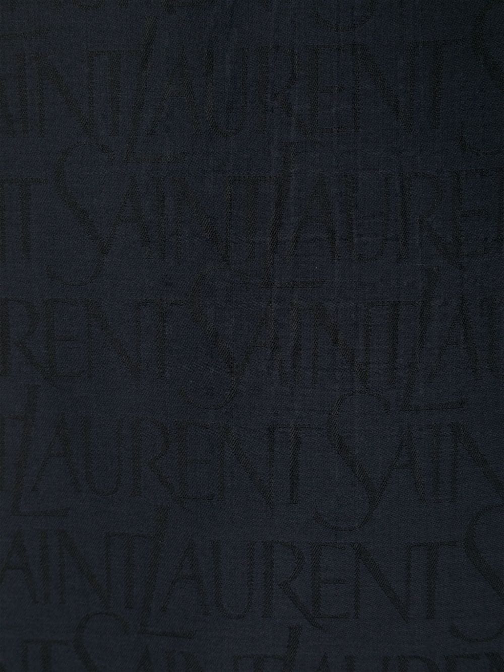 logo-jacquard scarf - 2