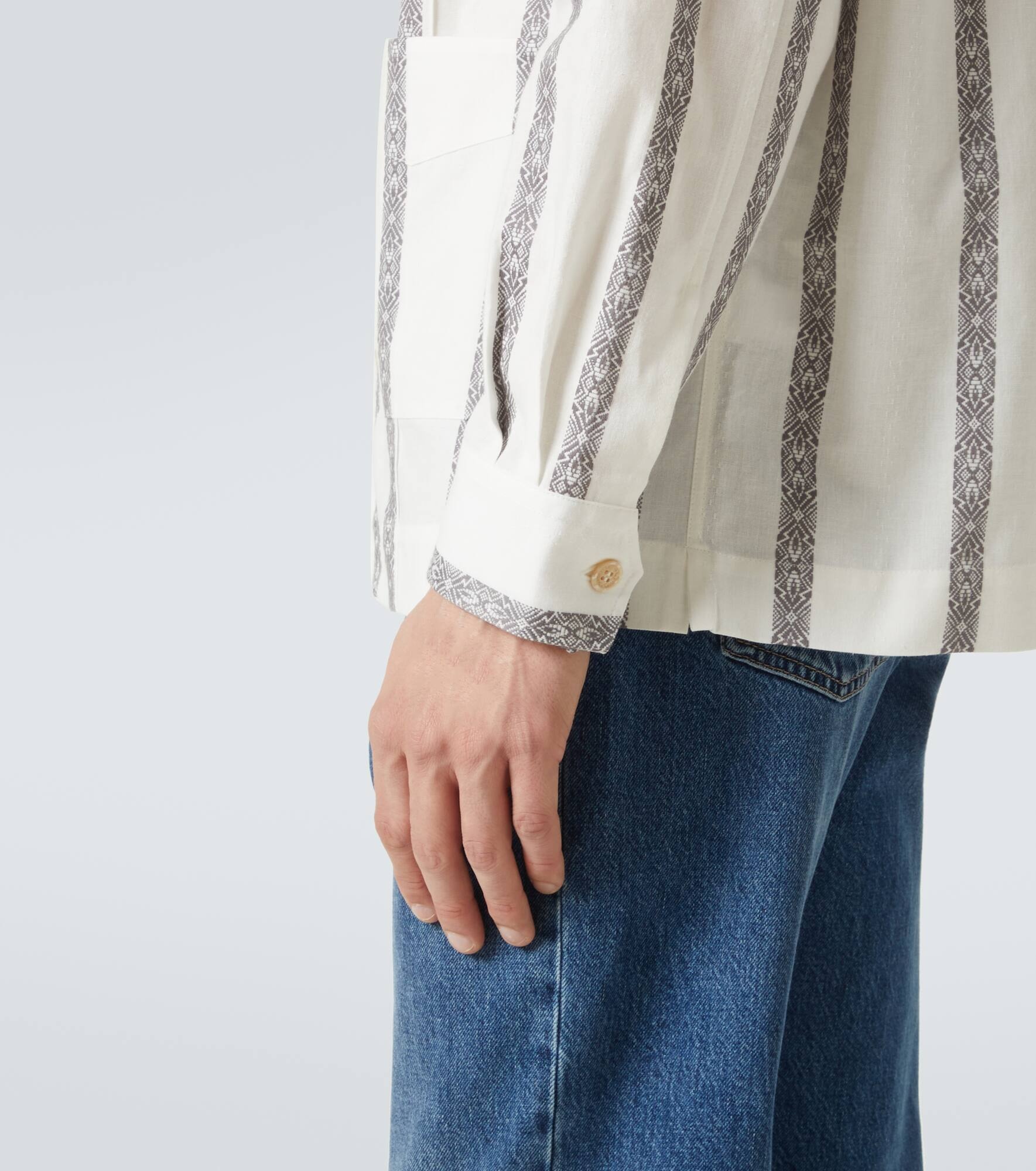 Striped cotton shirt - 5