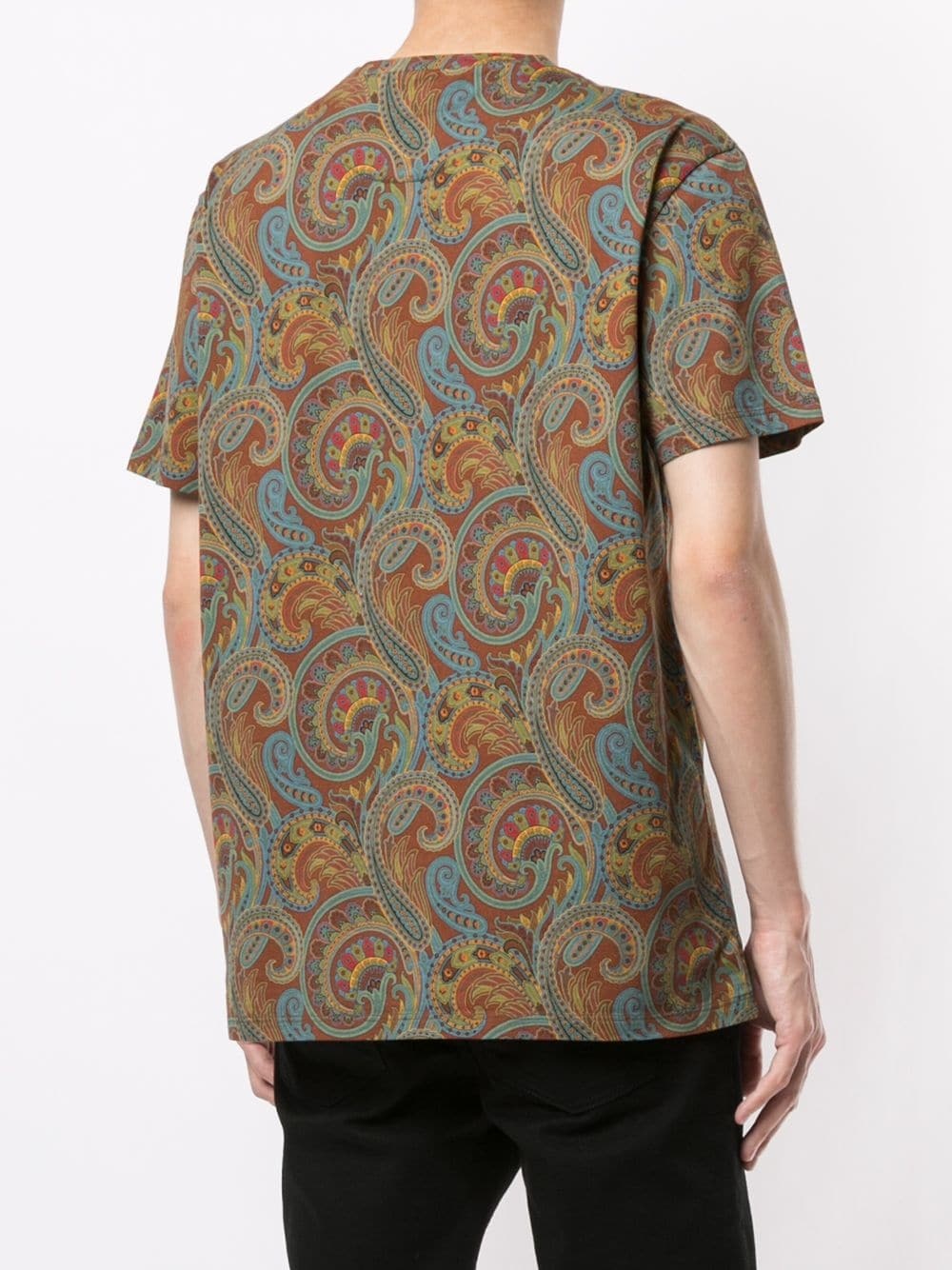 paisley-print cotton T-shirt - 4