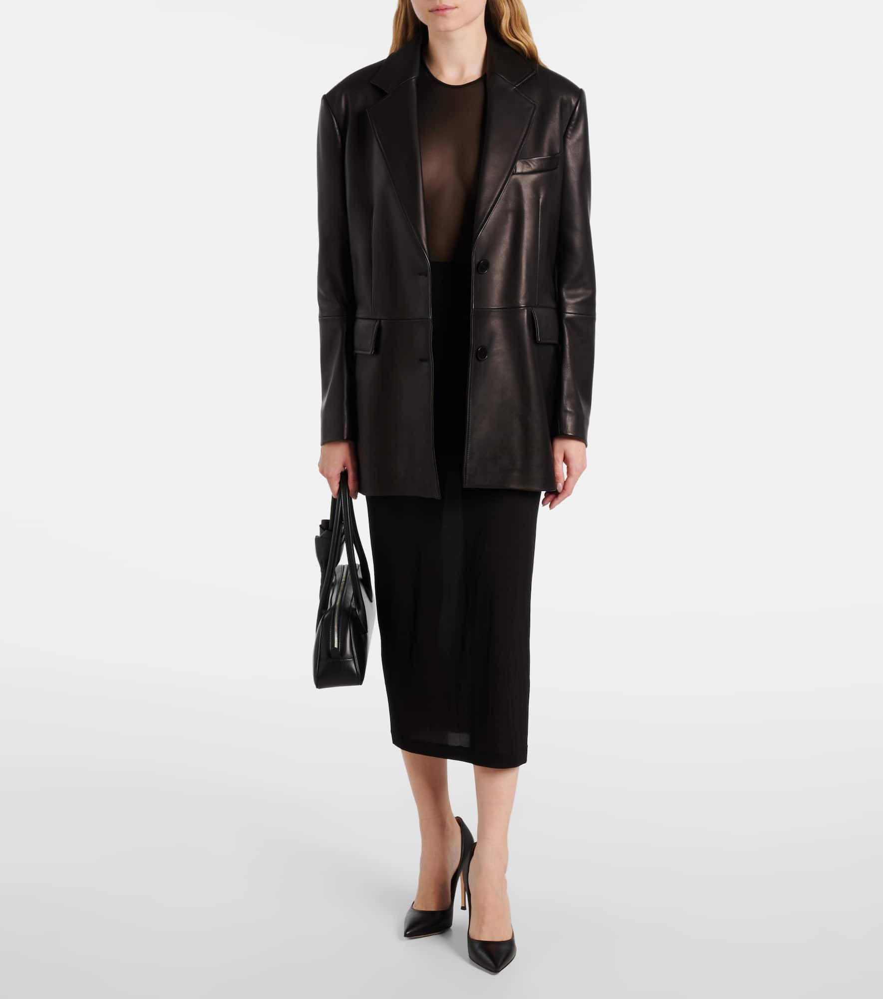 Sheer midi skirt - 2