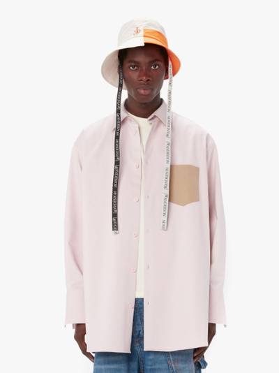 JW Anderson CONTRAST PATCH POCKET OVERSIZED SHIRT outlook
