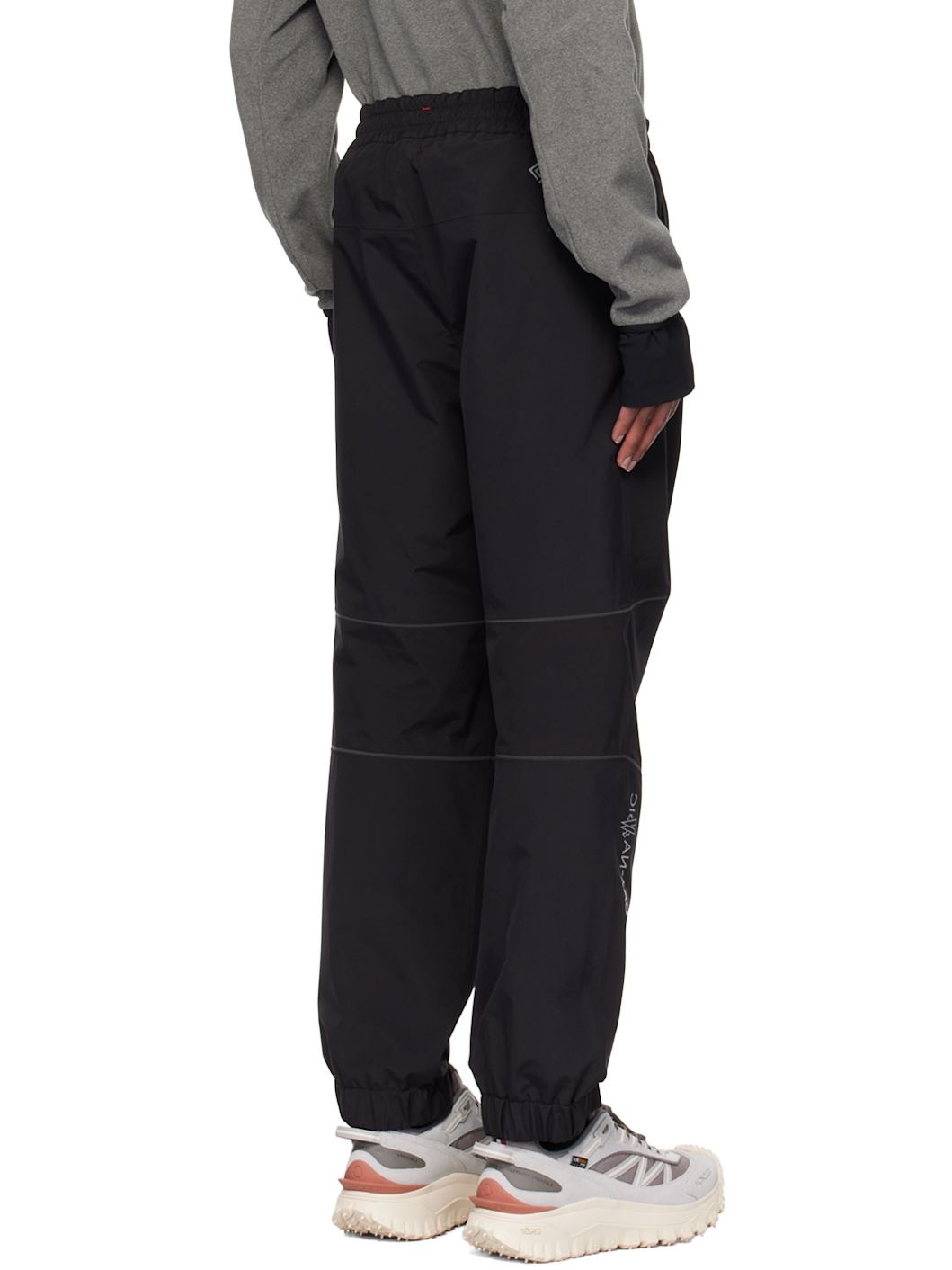 Black Windproof Padded Trousers - 3