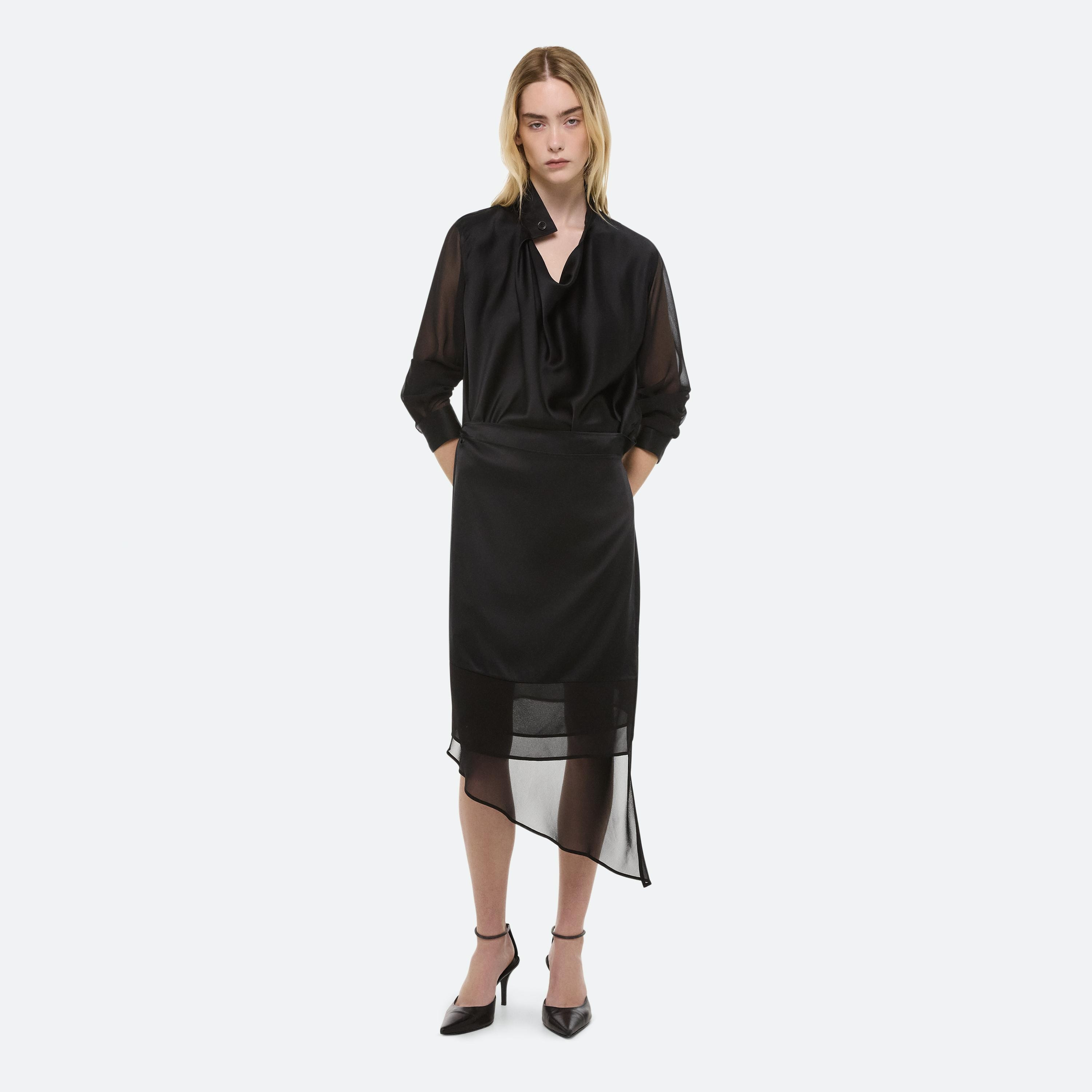 SCARF SHIRT DRESS - 7