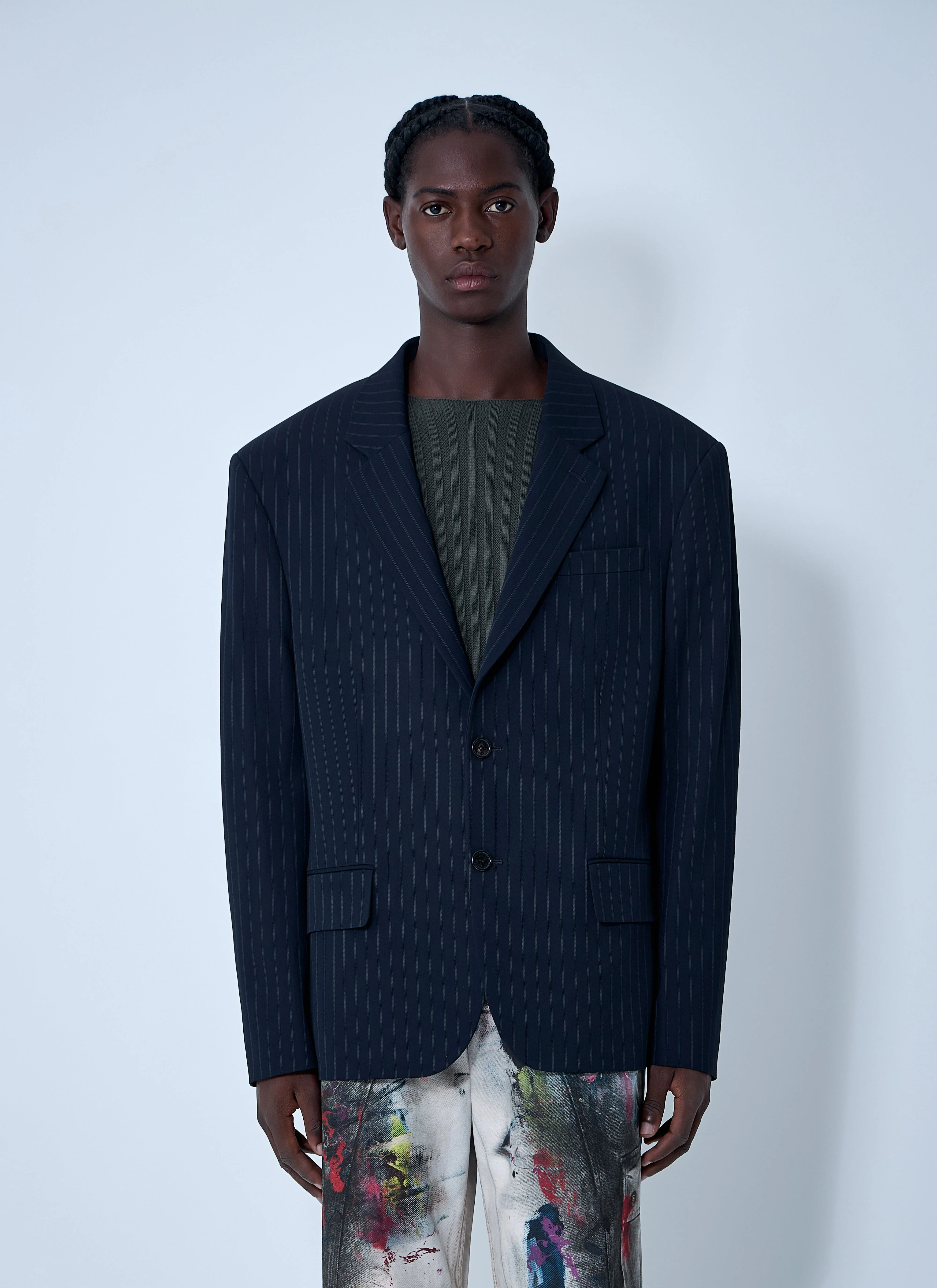 Acne Studios Men Single-Breasted Blazer - 1