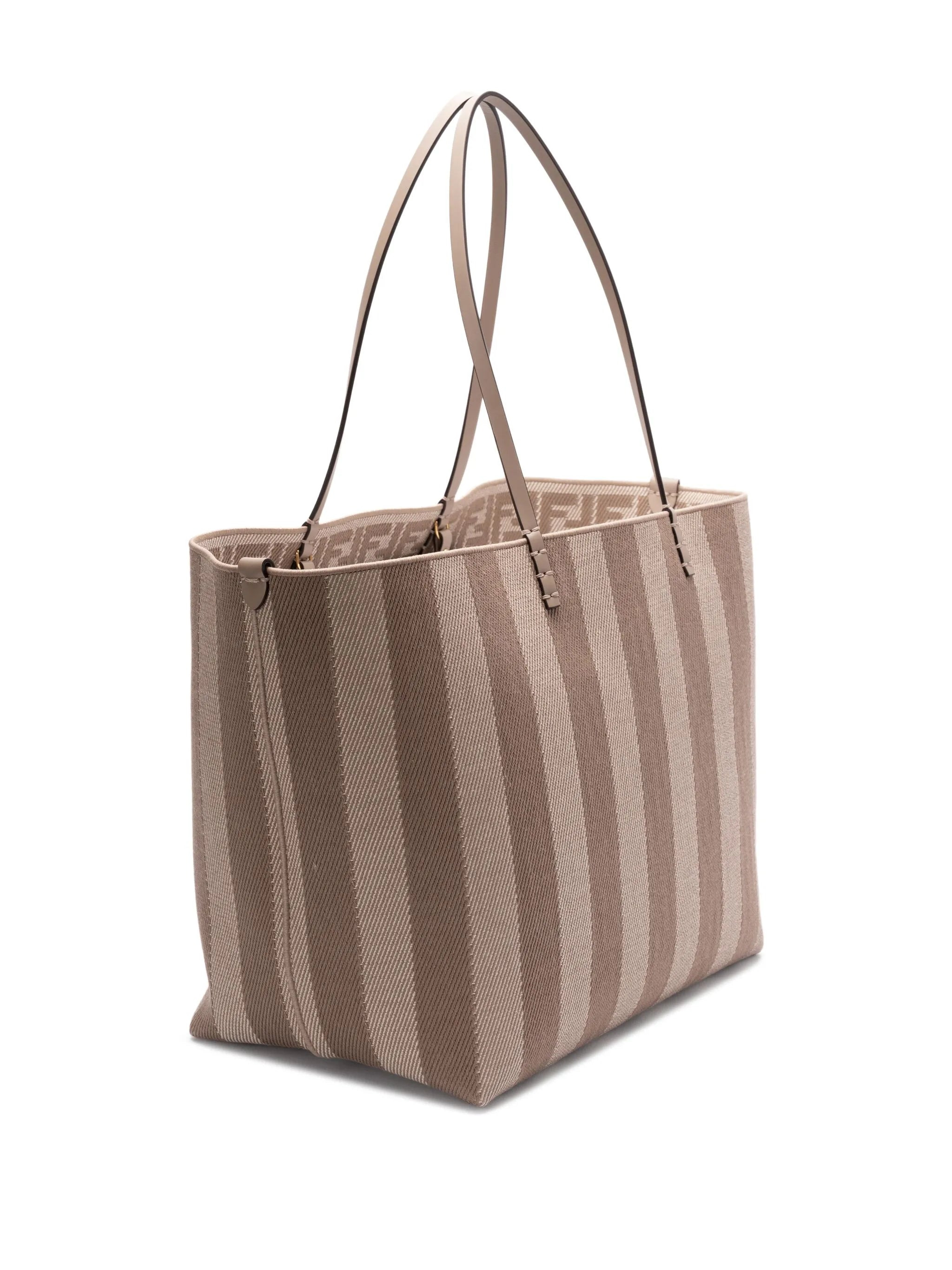 Large Roll Striped Tote Bag - 2