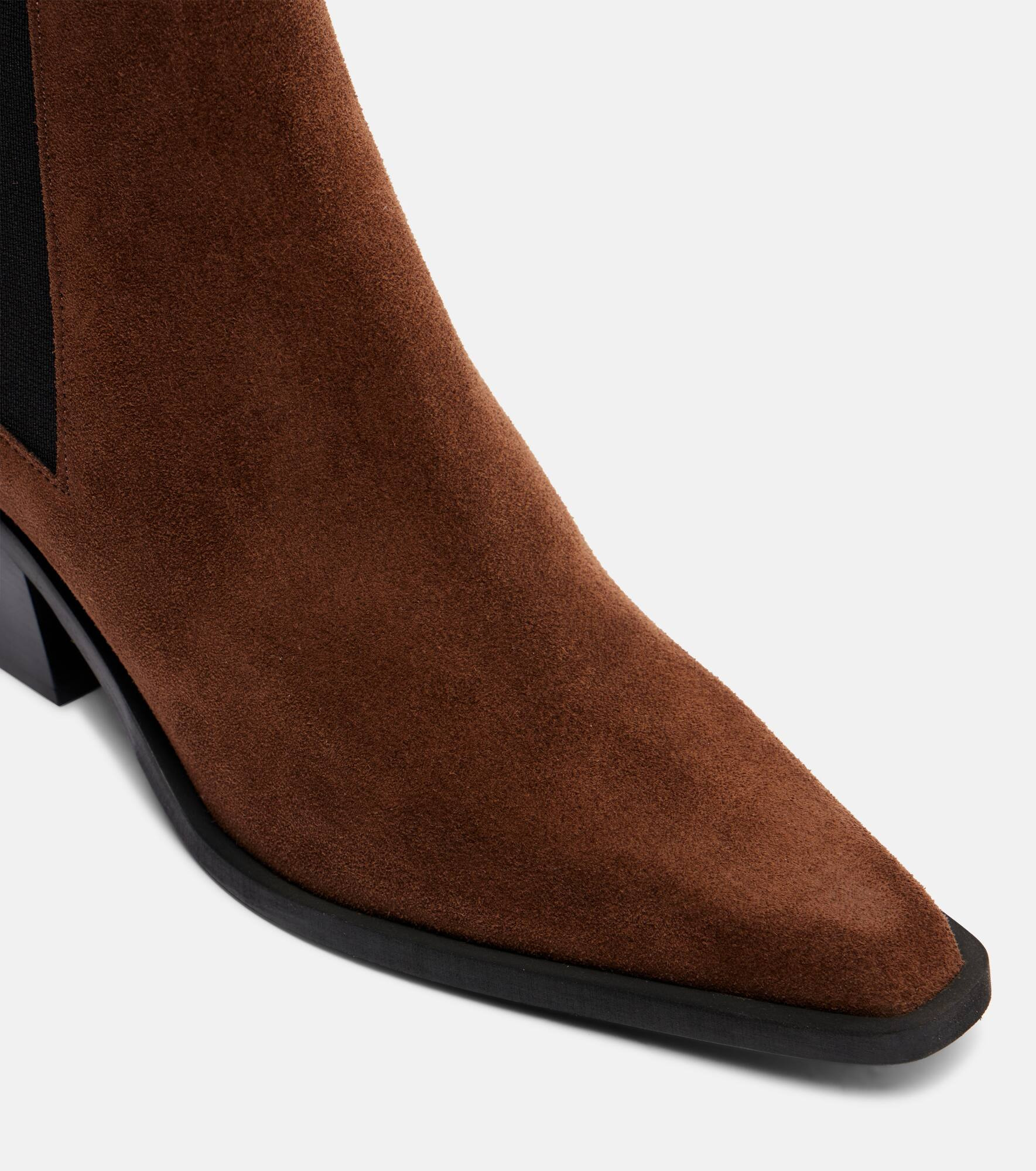 Leo suede ankle boots - 5