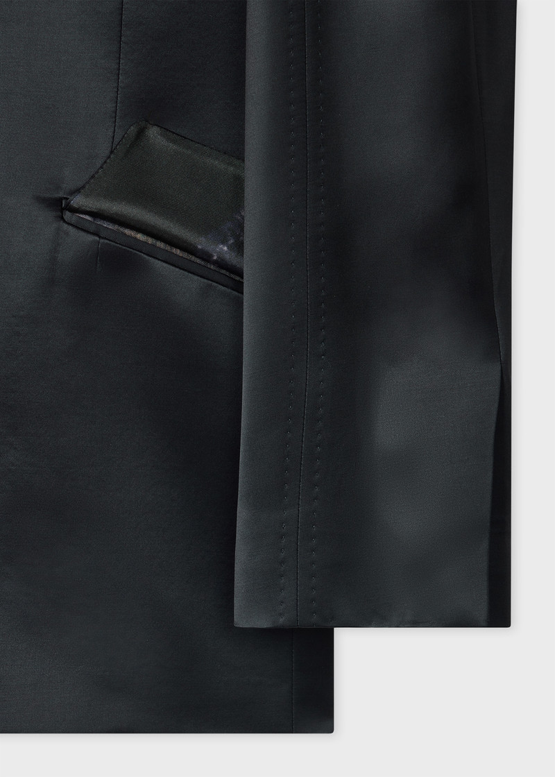 Women's Navy Satin Suit 3