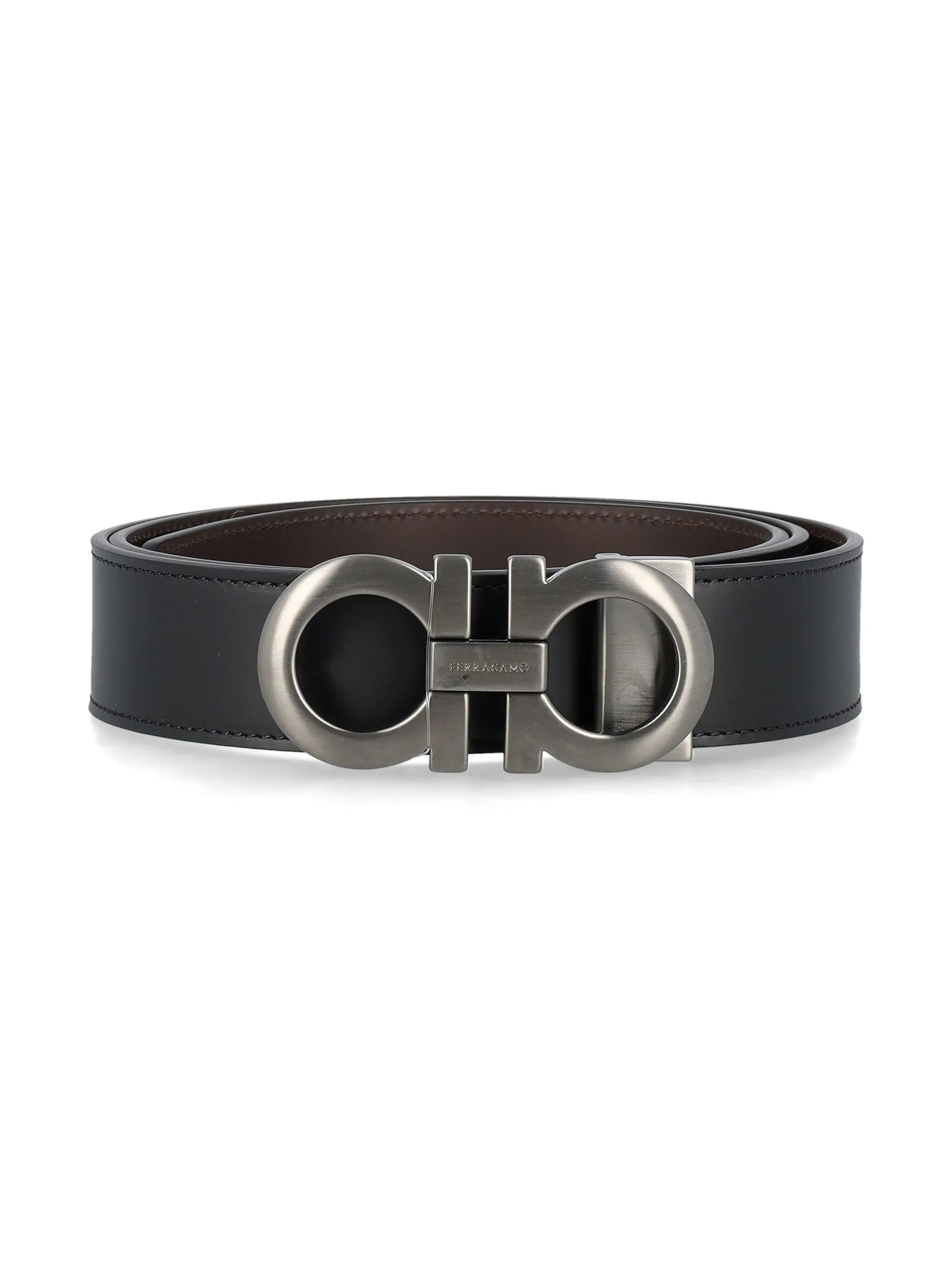 Ferragamo Gancini Leather Belt - 2