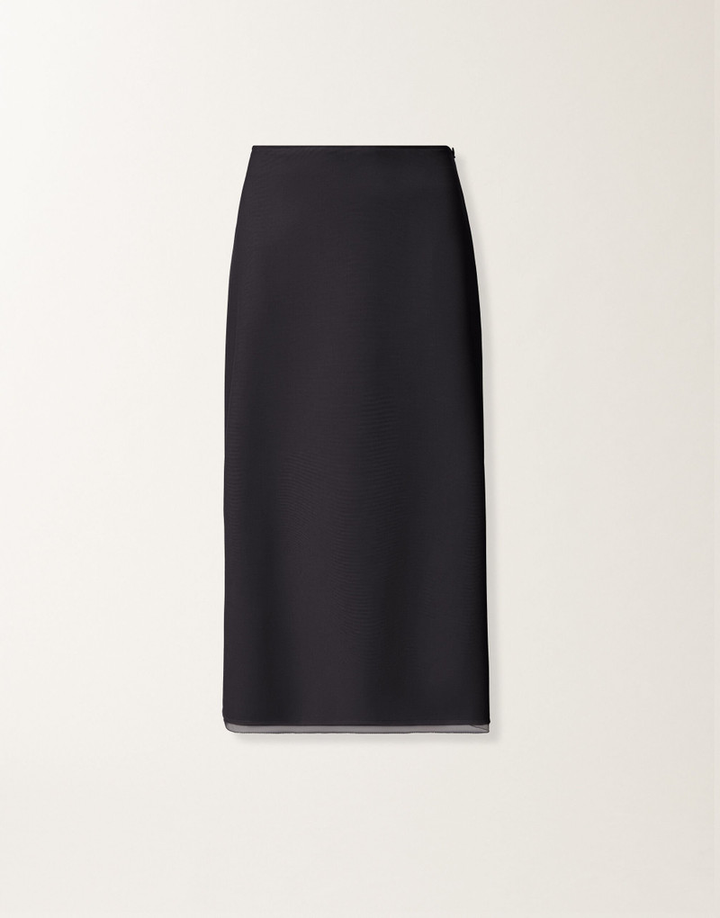 Mid-length skirt in techno tailoring 1
