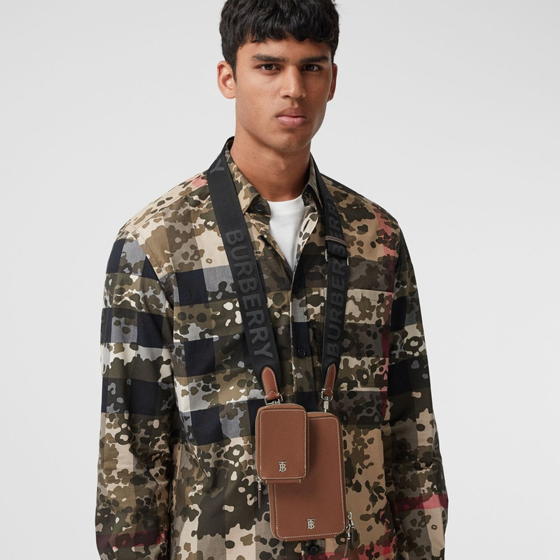 Grainy Leather Phone Case with Detachable Strap 10