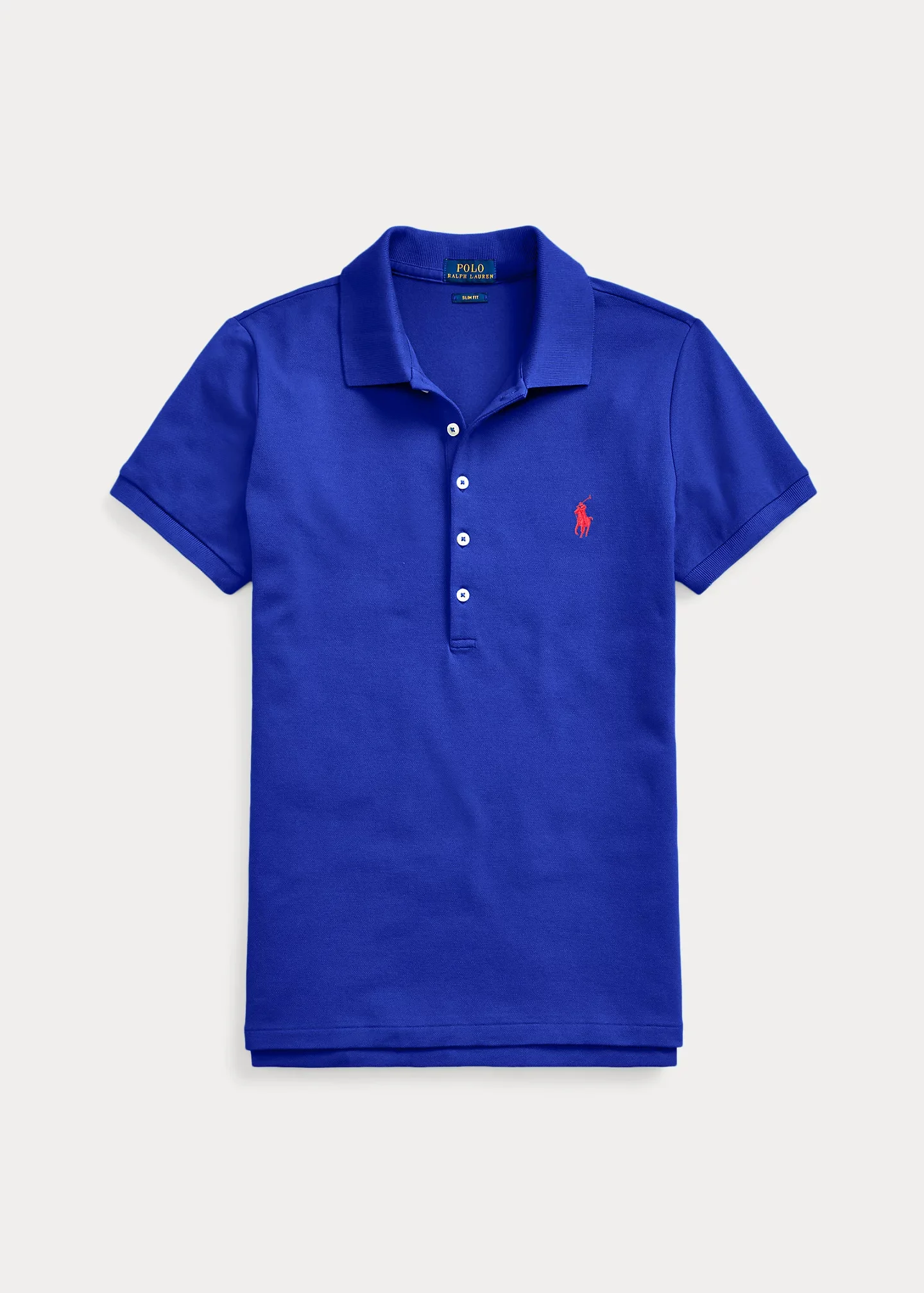 Slim Fit Stretch Polo Shirt - 1