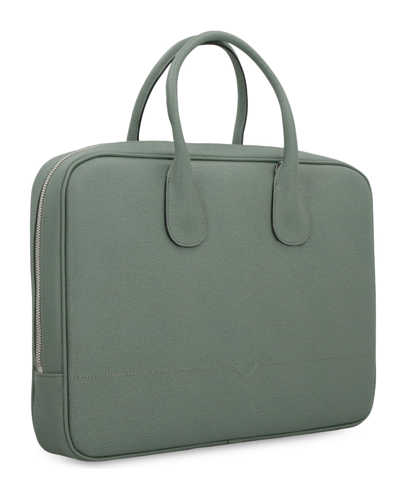 My Logo Leather Briefcase - 3