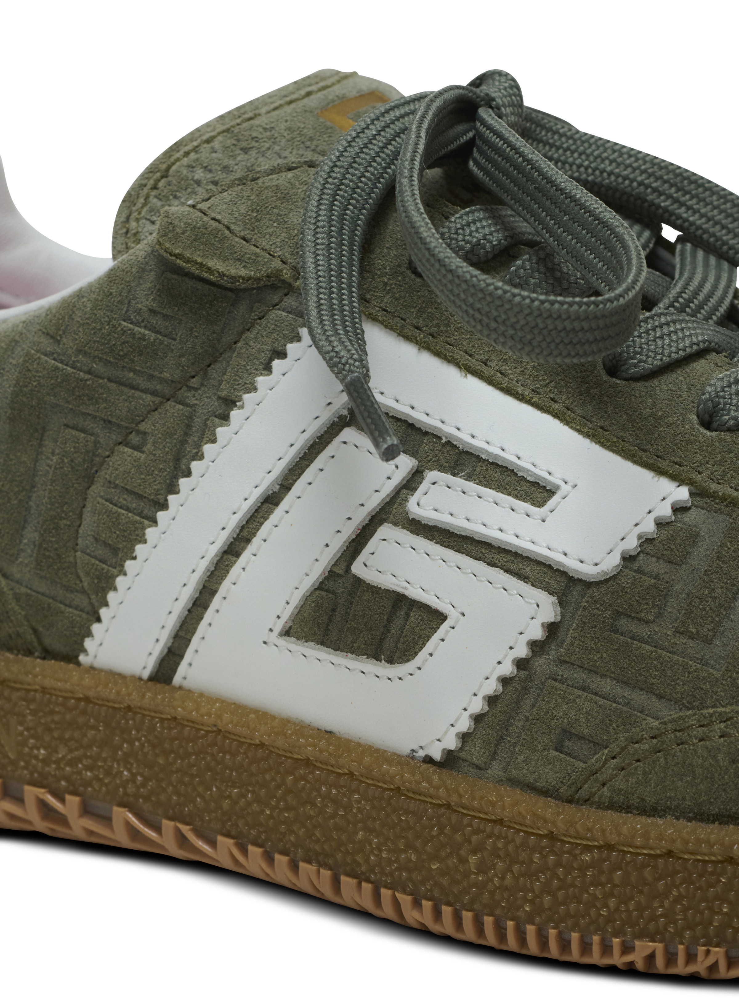 Suede Balmain Swan trainers - 6