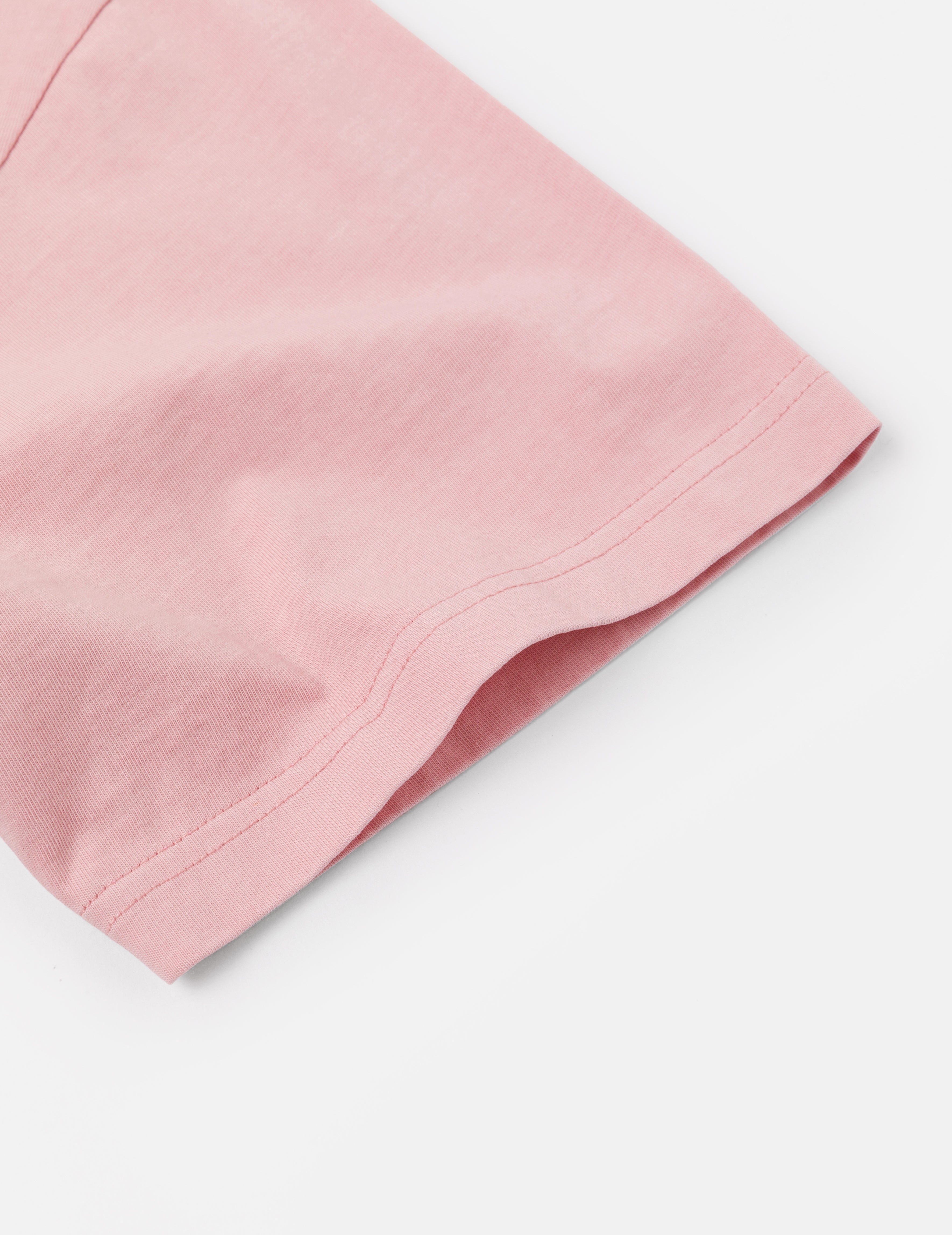 Seagull Embroidery Stitching Pocket Relax Fit T-Shirt - 8