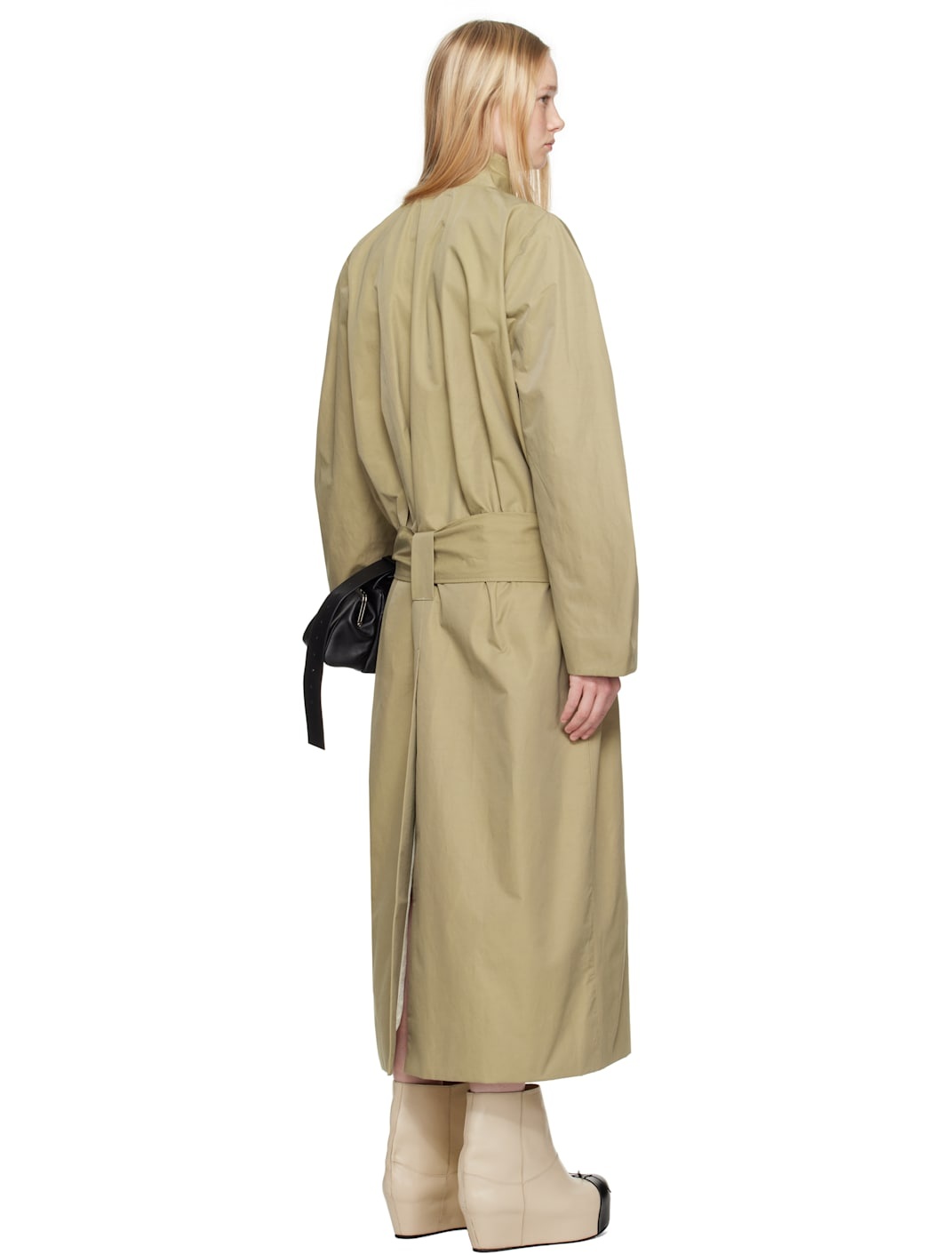 Beige Yohana Trench Coat - 3