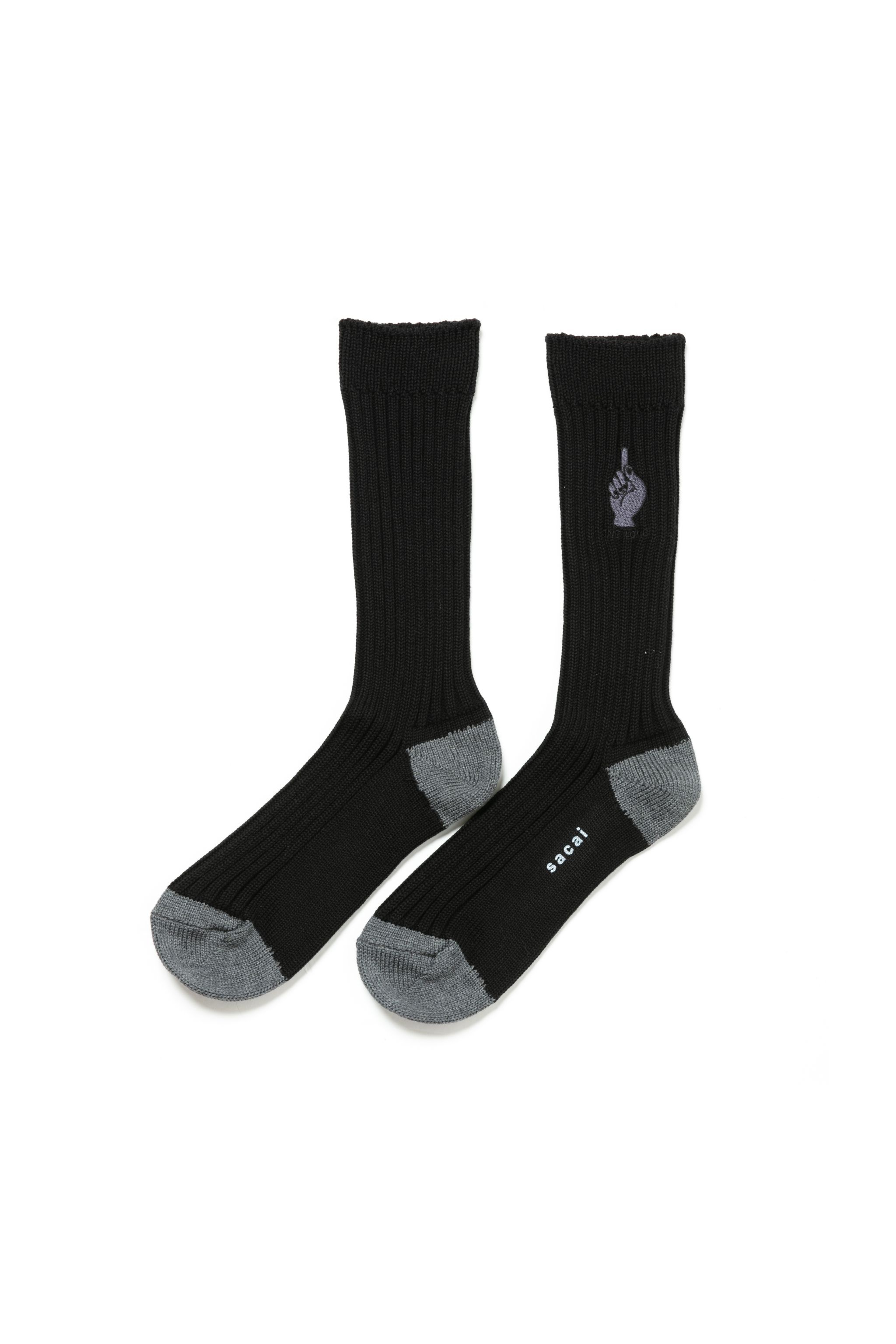 sacai Gonz ONE LOVE Socks - 1